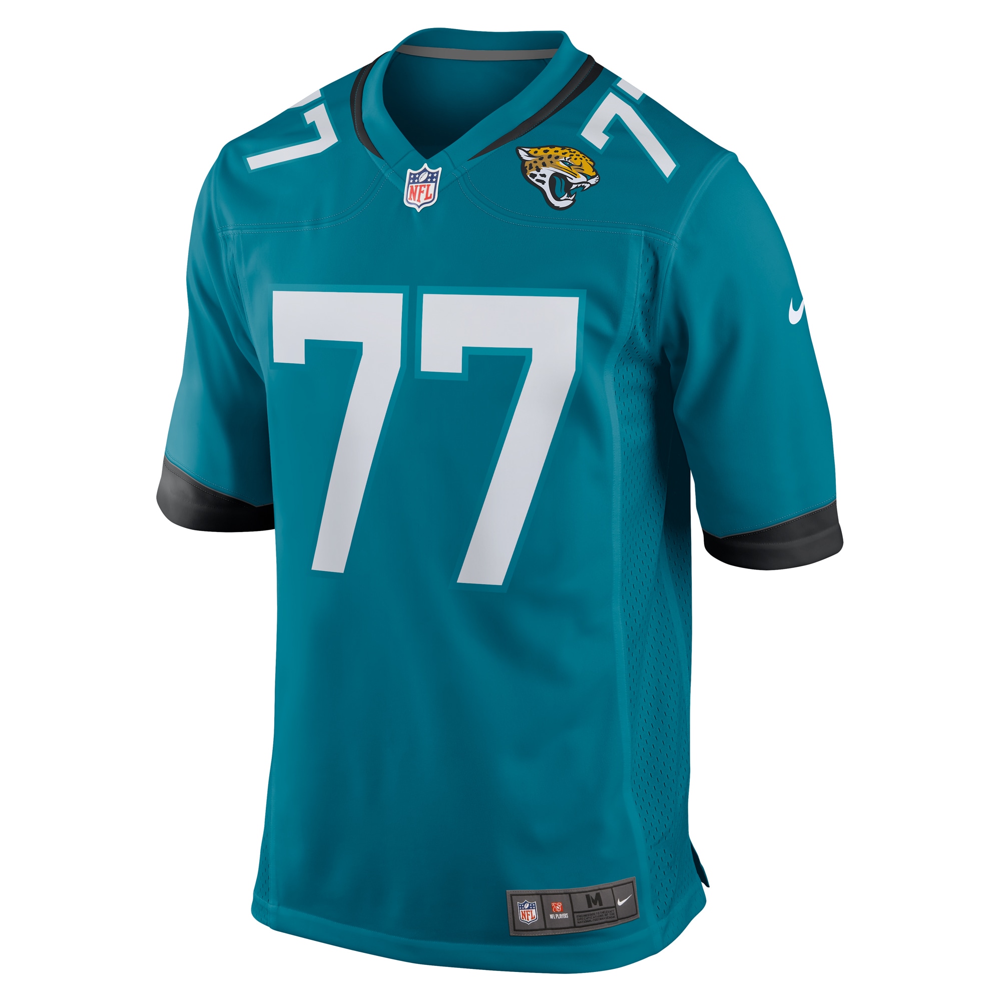Jacksonville Jaguars Anton Harrison Teal Game NFL Jersey Men's
