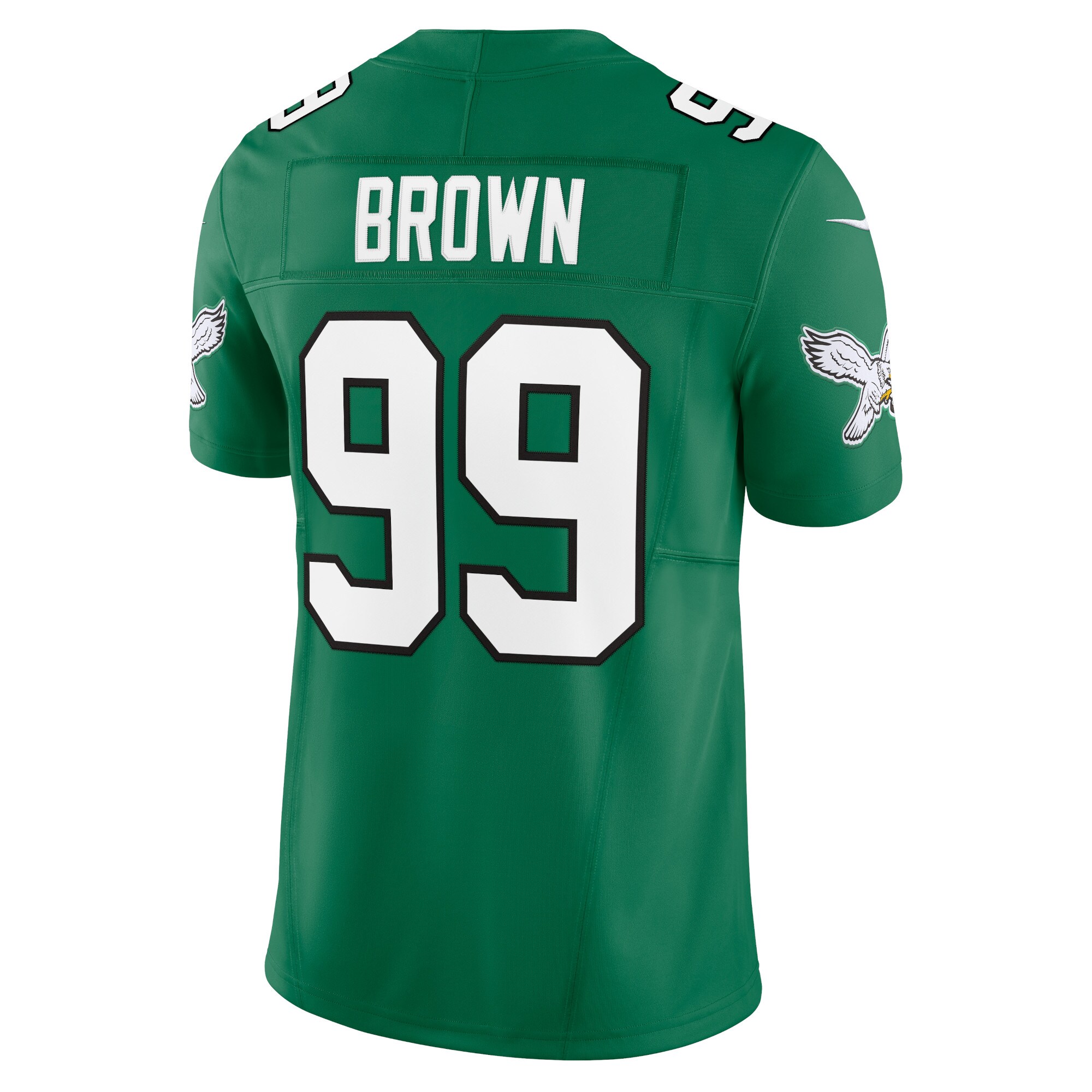 Philadelphia Eagles Jerome Brown Kelly Green Alternate Vapor F.U.S.E. Limited NFL Jersey Men's