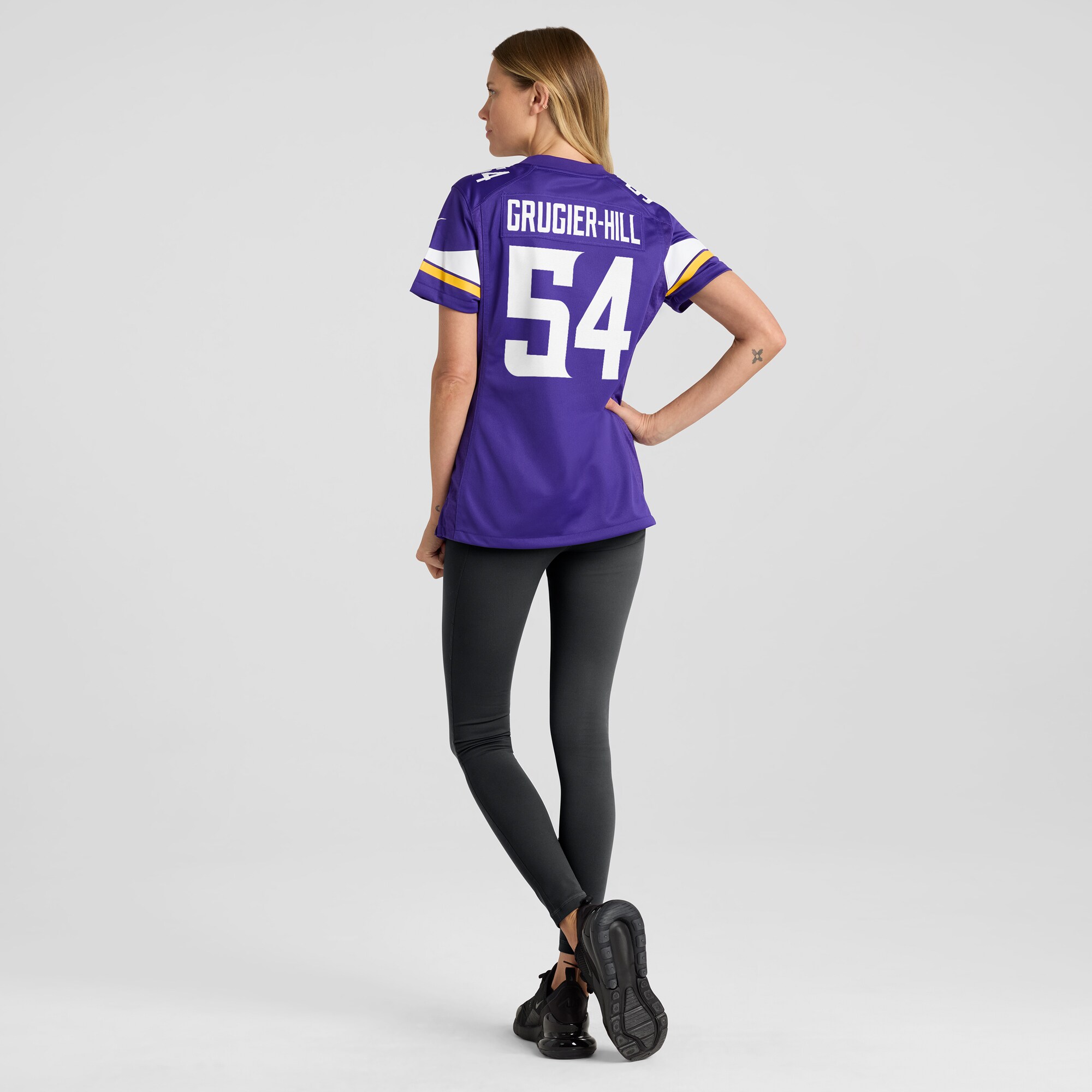 Minnesota Vikings Kamu Grugier-Hill Purple Game NFL Jersey Women's