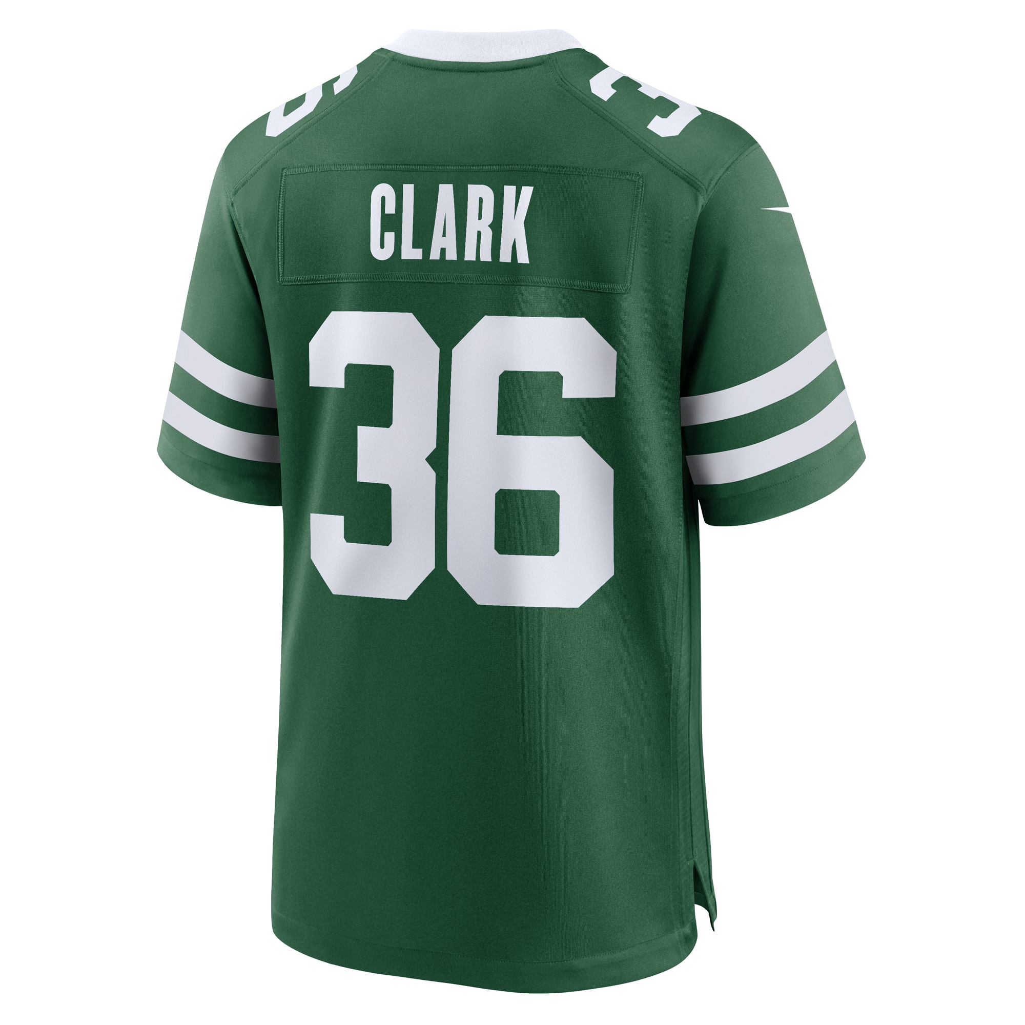 New York Jets Chuck Clark Legacy Green Team Game NFL Jersey Men's