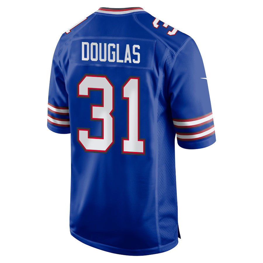 Rasul Douglas 31 Buffalo Bills Super Bowl LIX New Orleans Patch Game Royal NFL Jersey Men's