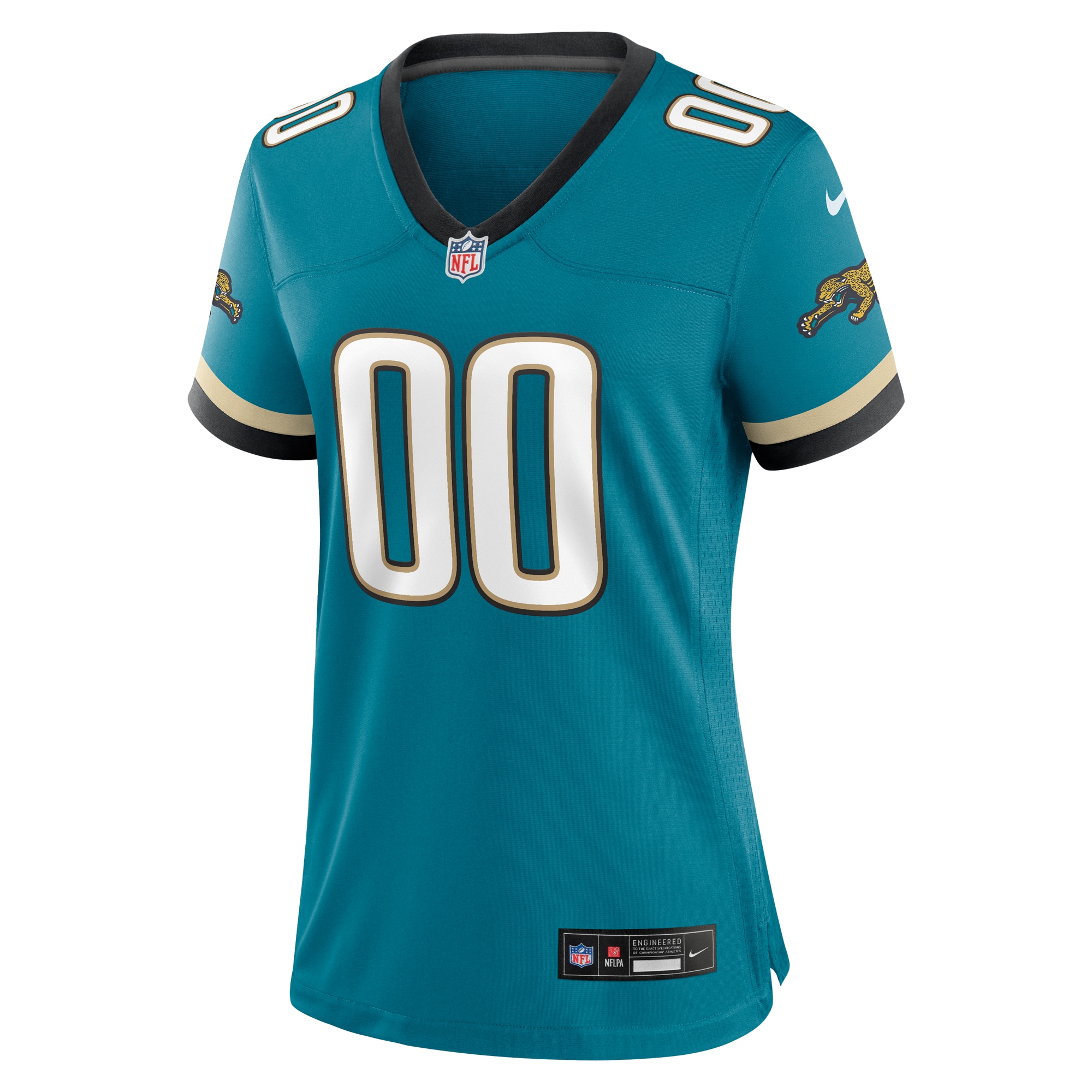 Jacksonville Jaguars Teal Prowler Throwback Custom Game NFL Jersey Women's