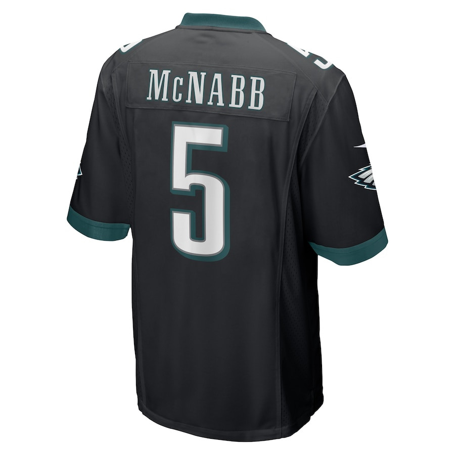 Donovan McNabb 5 Philadelphia Eagles Retired Black NFL Jersey Men's