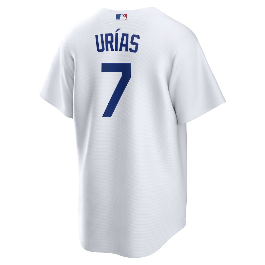 Julio Urias 7 Los Angeles Dodgers White MLB Jersey Men's