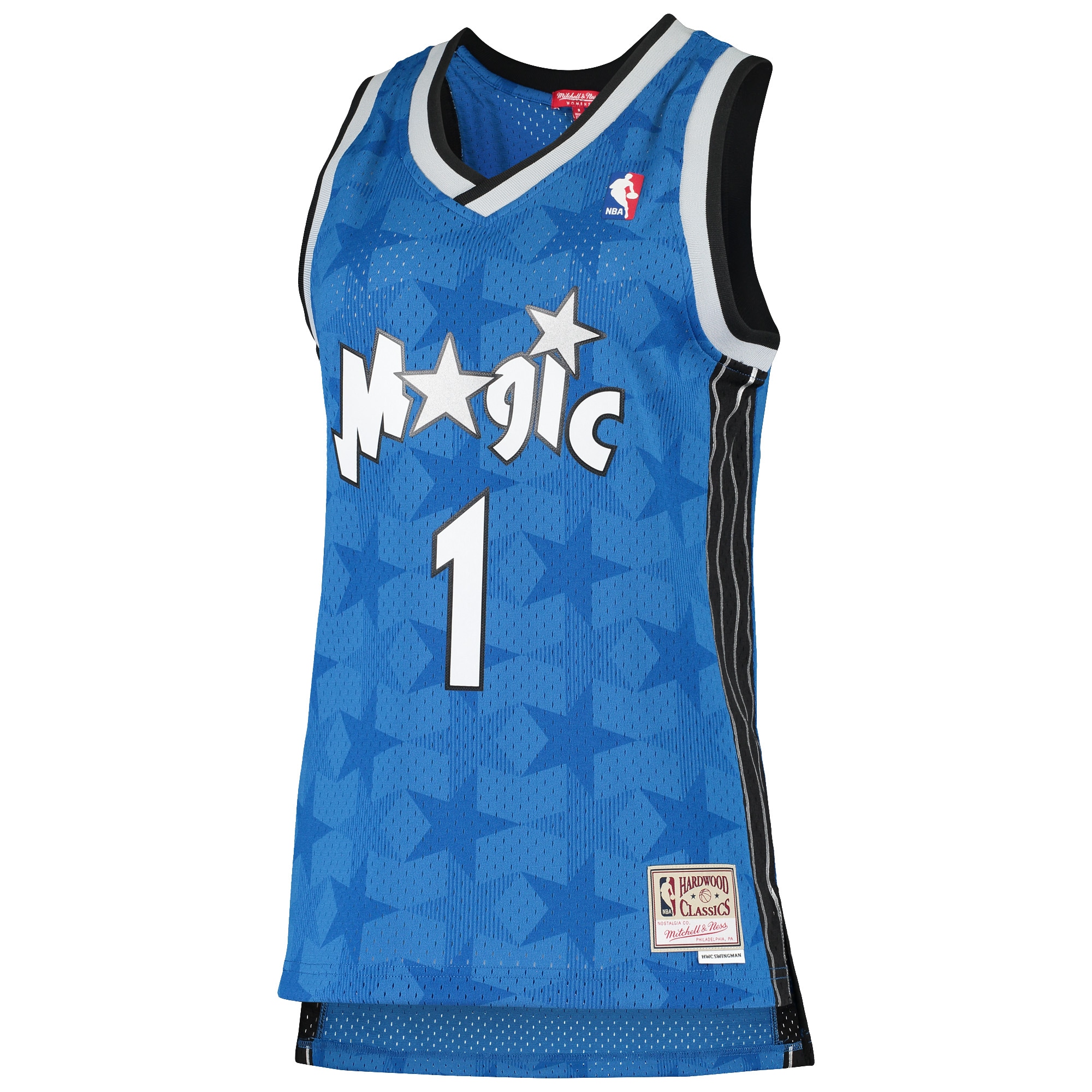 Mitchell Ness Tracy McGrady Blue Orlando Magicc 2000-01 Hardwood Classics Swingman NBA Jersey Women's