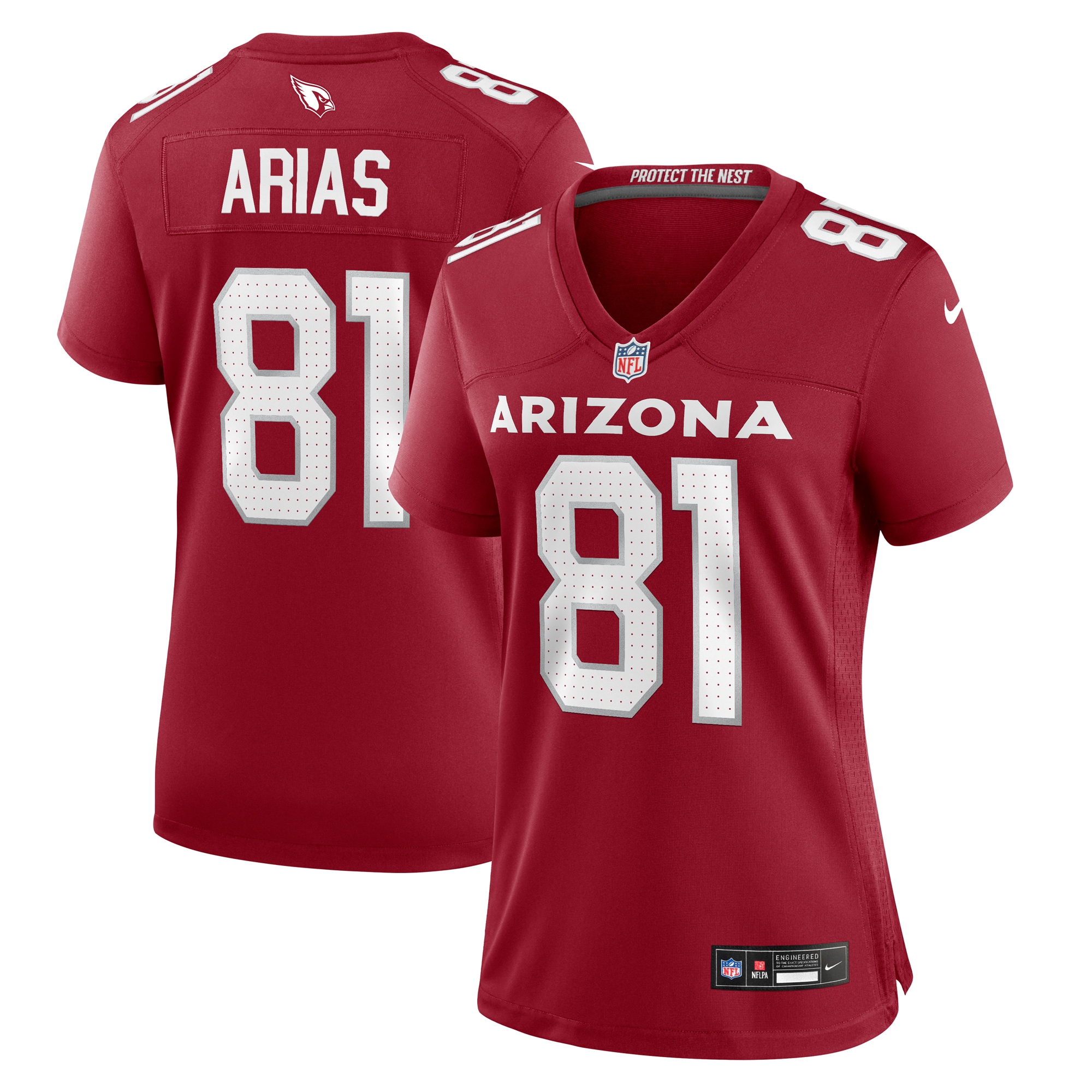 Arizona Cardinals Daniel Arias Cardinal Team Game NFL Jersey Women's