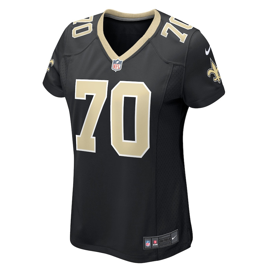Trevor Penning 70 New Orleans Saints Game Black NFL Jersey Women's