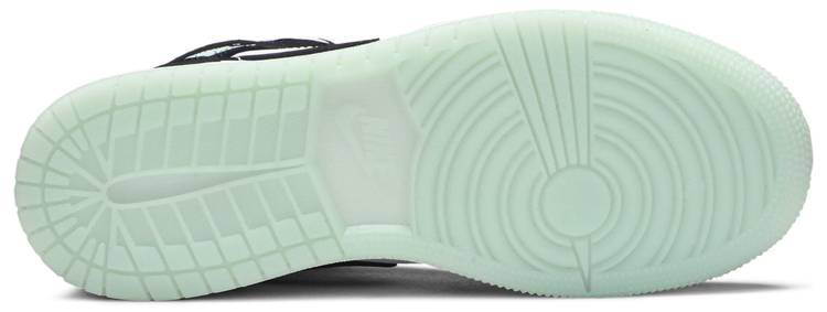 Air Jordan 1 Mid SE GS Glow in the Dark Panda BQ6931-103
