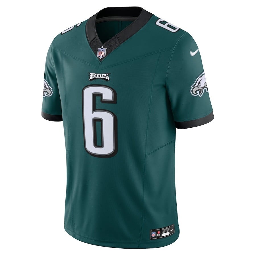 DeVonta Smith 6 Philadelphia Eagles Vapor F.U.S.E. Limited Midnight Green NFL Jersey Men's