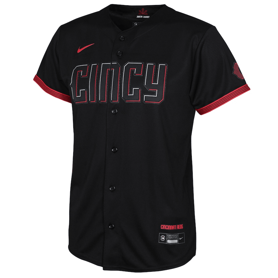 Cincinnati Reds 2023 City Connect Black MLB Jersey Youth