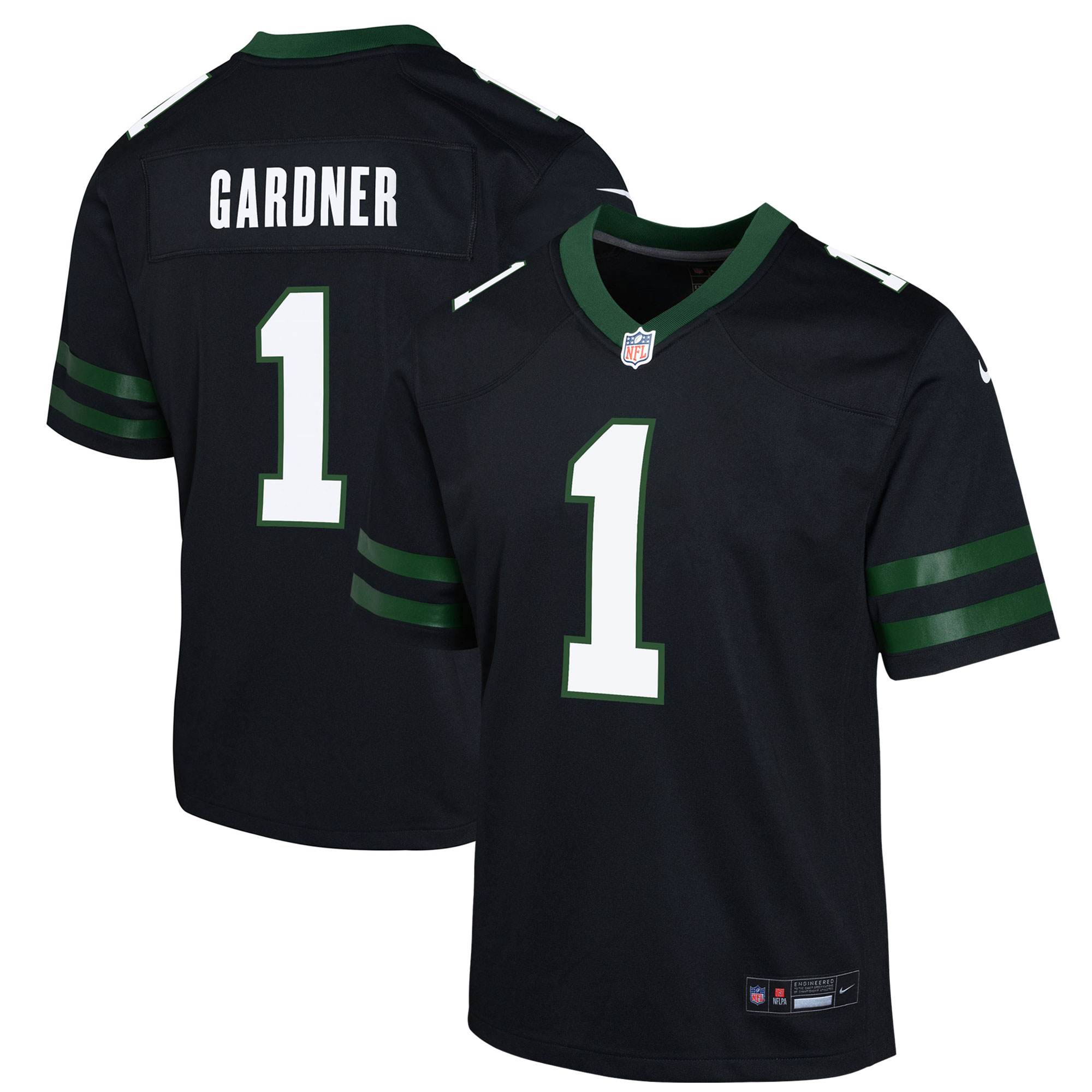 New York Jets Ahmad Sauce Gardner Legacy Black Alternate Game NFL Jersey Youth