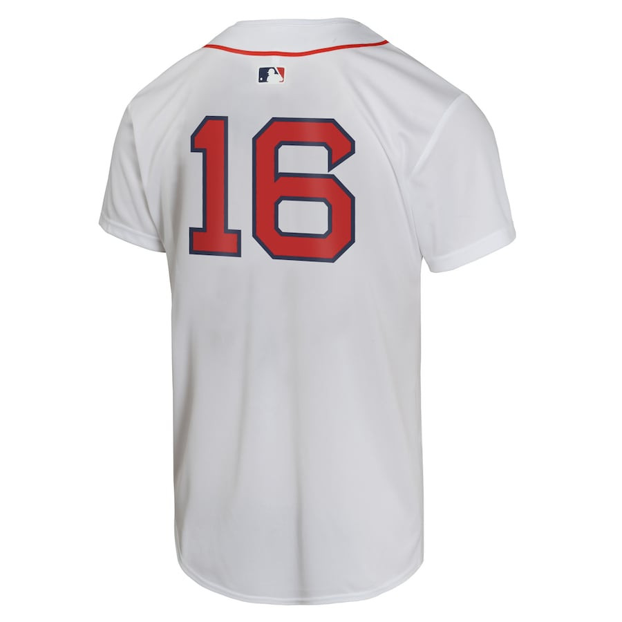 Jarren Duran 16 Boston Red Sox Home Player Game White MLB Jersey Youth