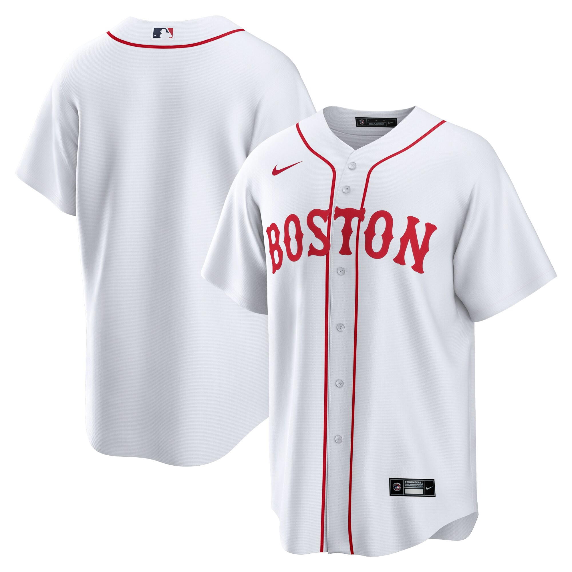 Boston Red Sox White Alternate Team MLB Jersey Men's