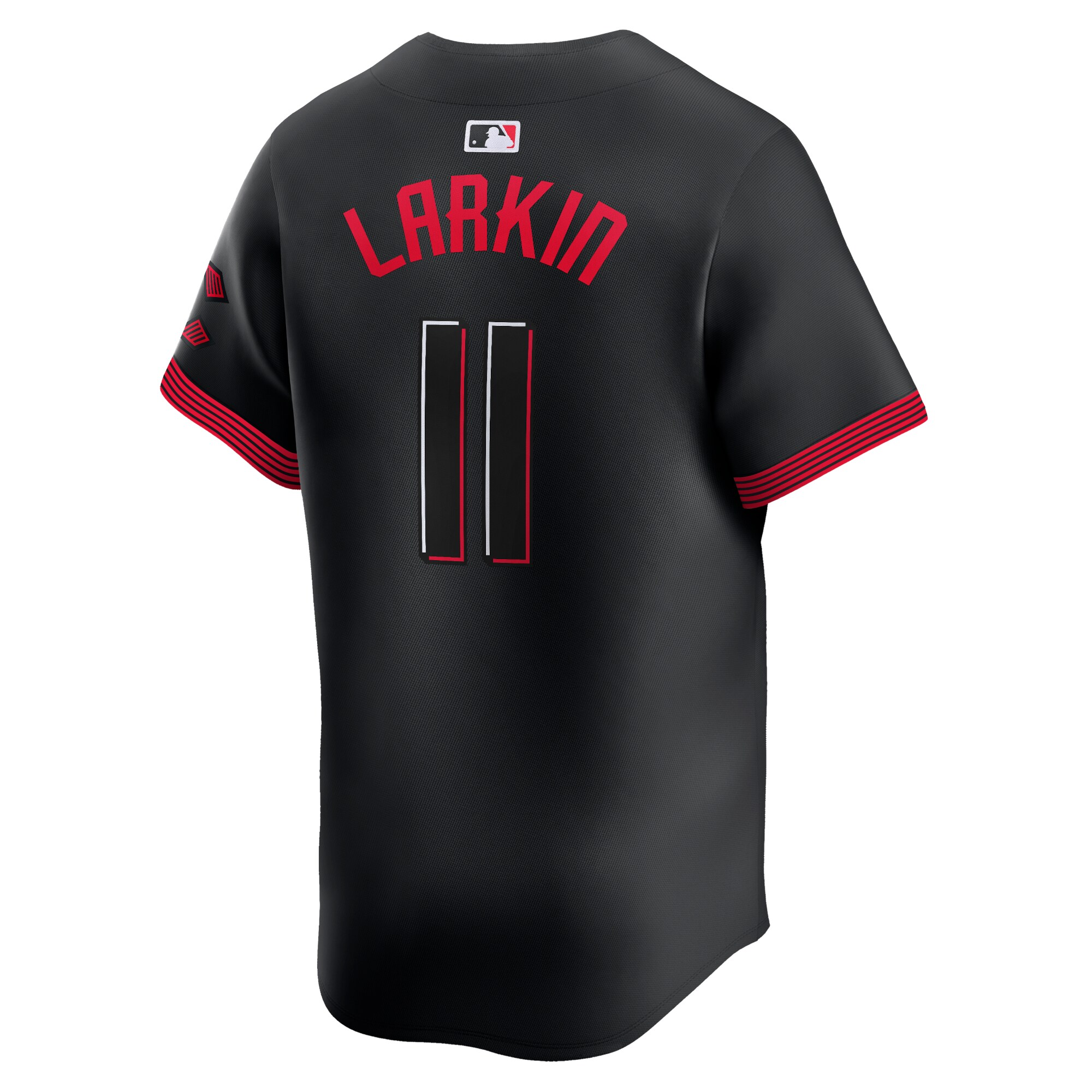Cincinnati Reds Barry Larkin Black City Connect Limited Player MLB Jersey Men's