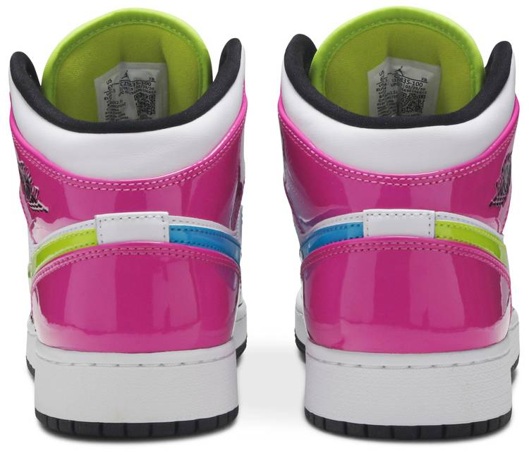 Air Jordan 1 Mid SE GS Cyber Active Fuchsia CZ9835-100