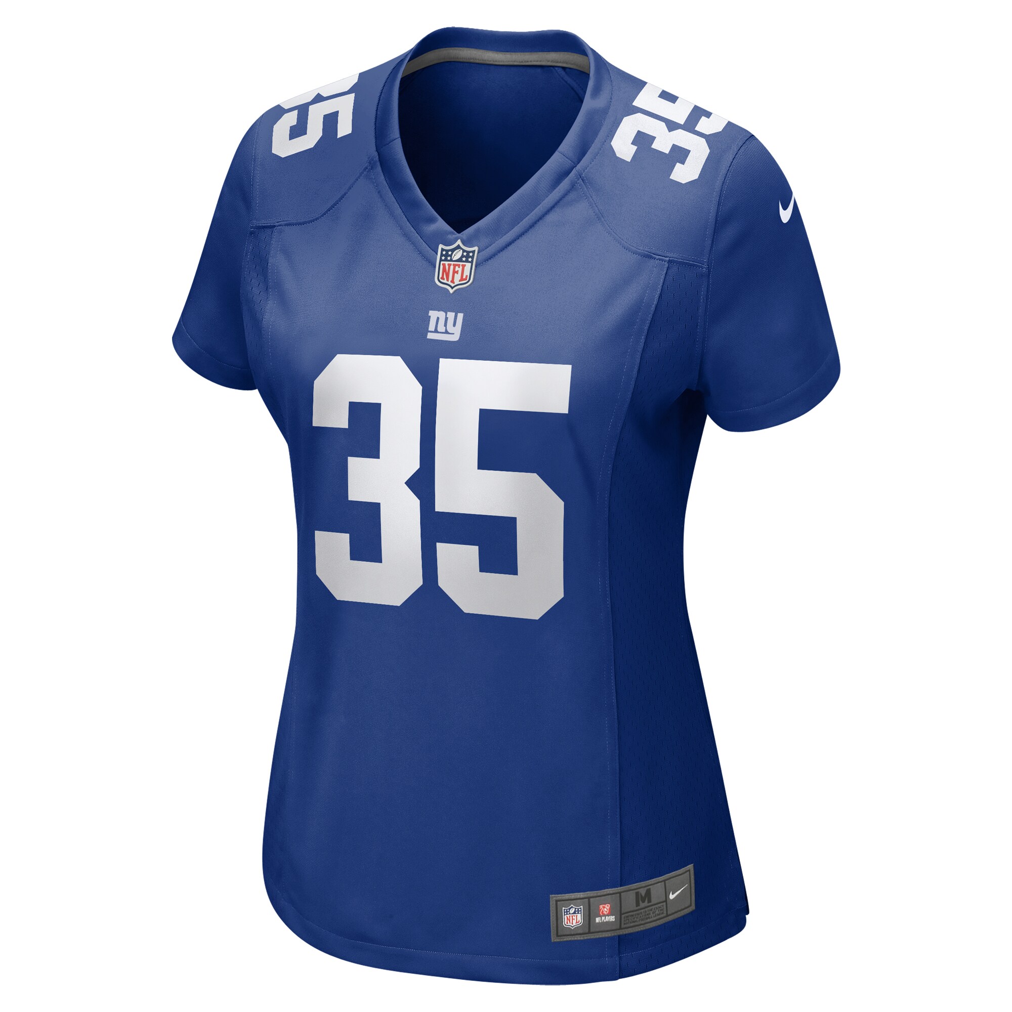 New York Giants Jashaun Corbin Royal Team Game NFL Jersey Women's
