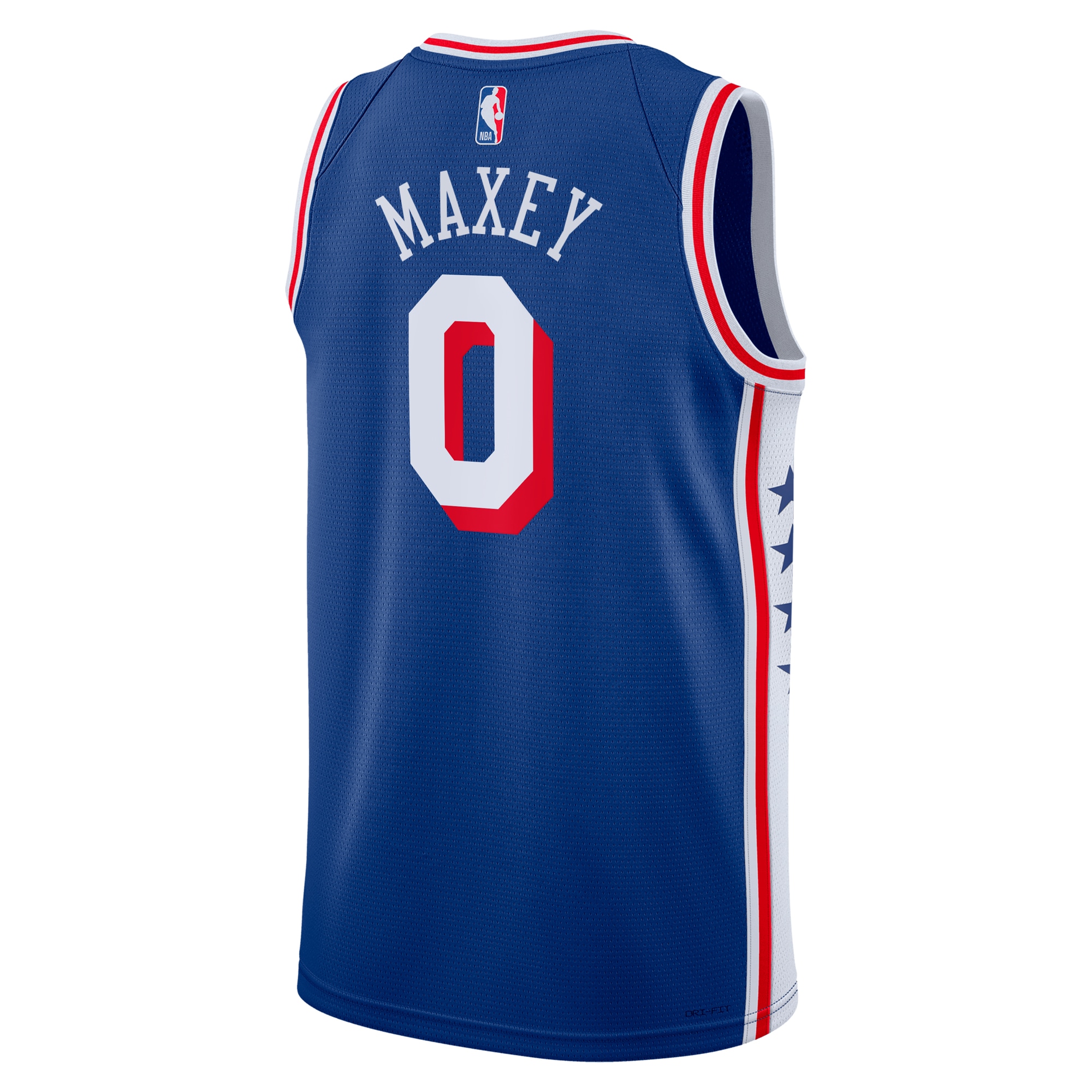 Philadelphia 76ers Icon Edition Swingman Navy Tyrese Maxe NBA Jersey Youth