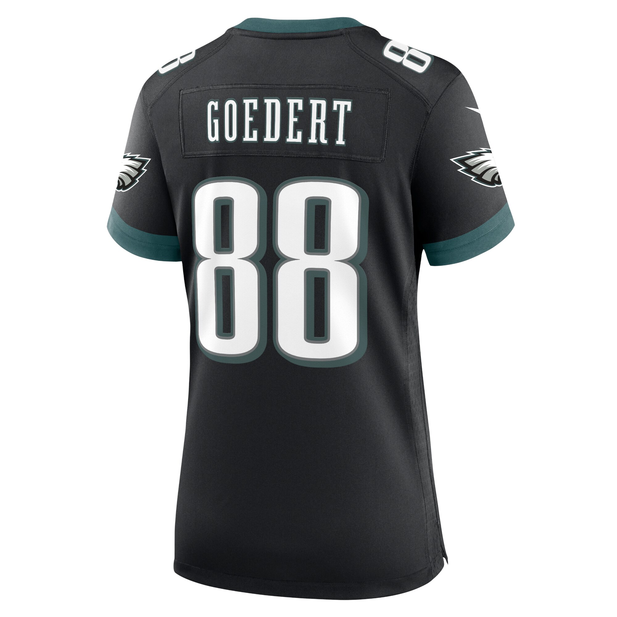 Philadelphia Eagles Dallas Goedert Black Alternate Game NFL Jersey Women's