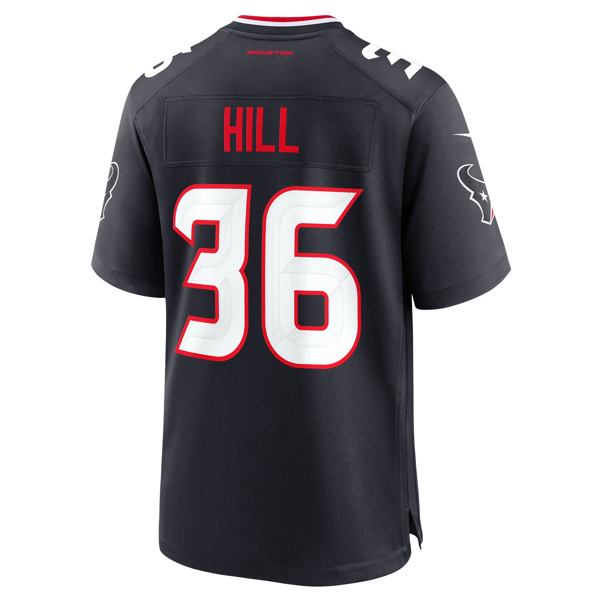 Houston Texans Brandon Hill Navy Team Game NFL Jersey Men's