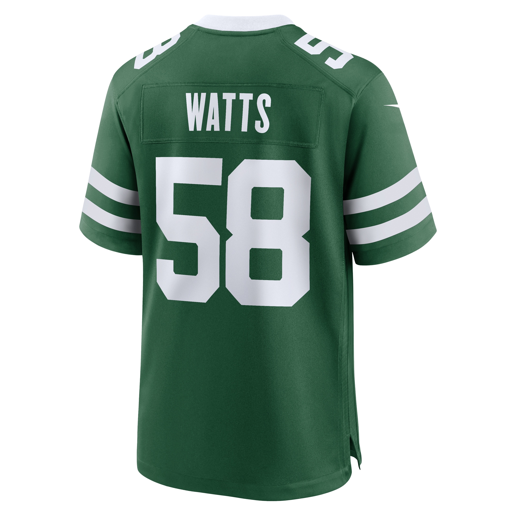 New York Jets Eric Watts Legacy Green Team Game NFL Jersey Men's