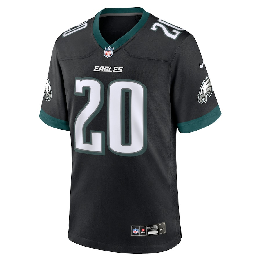 Brian Dawkins 20 Philadelphia Eagles Alternate Game Black NFL Jersey Men's