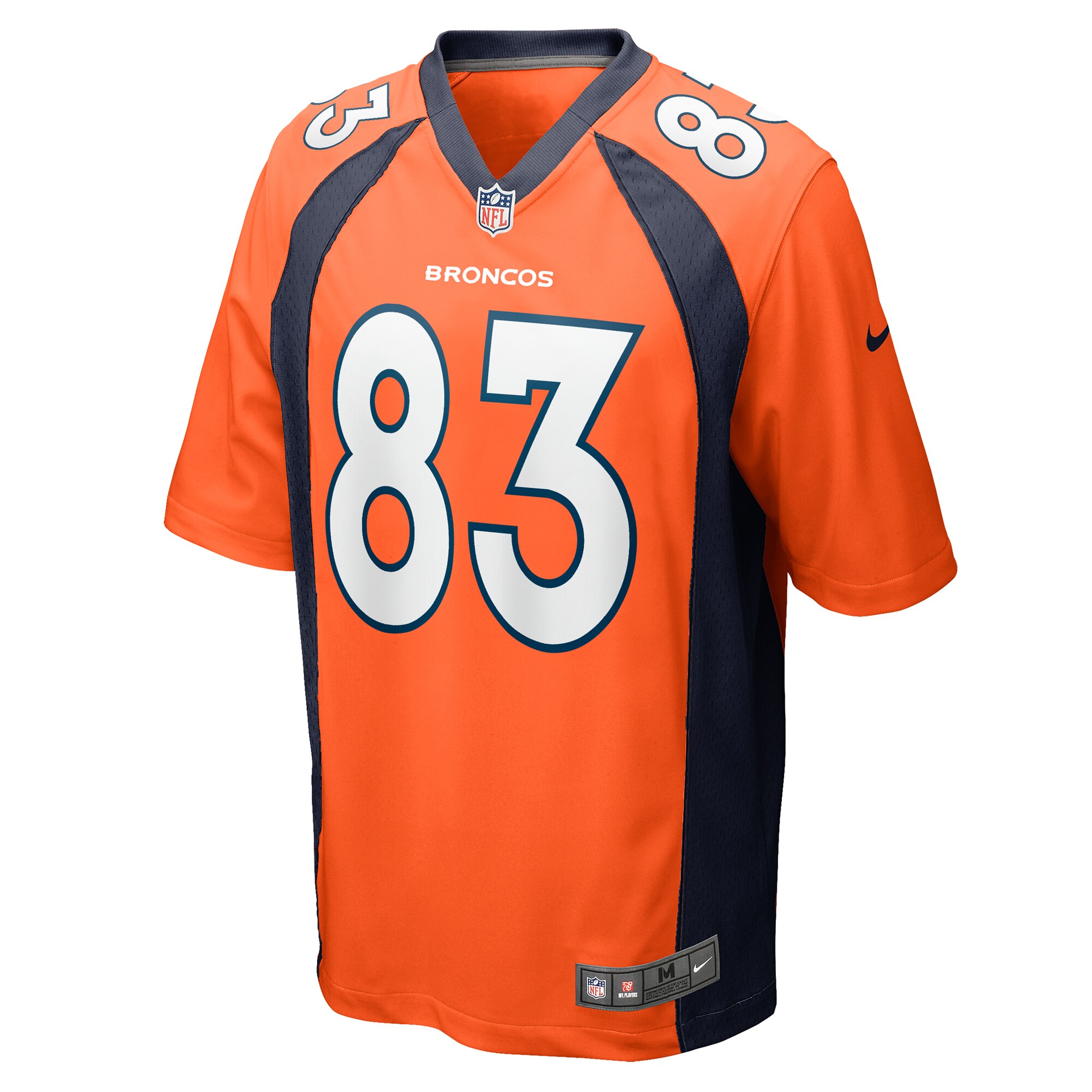 Denver Broncos Michael Bandy Orange Team Game NFL Jersey Men's
