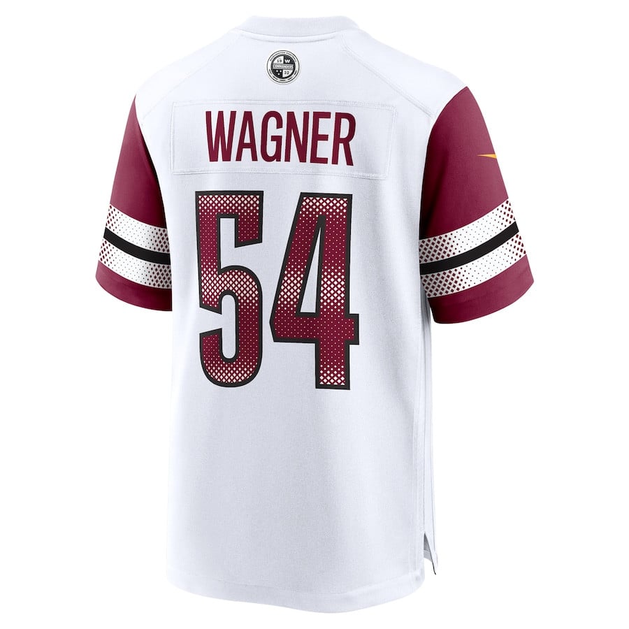 Bobby Wagner 54 Washington Commanders Game White NFL Jersey Men's