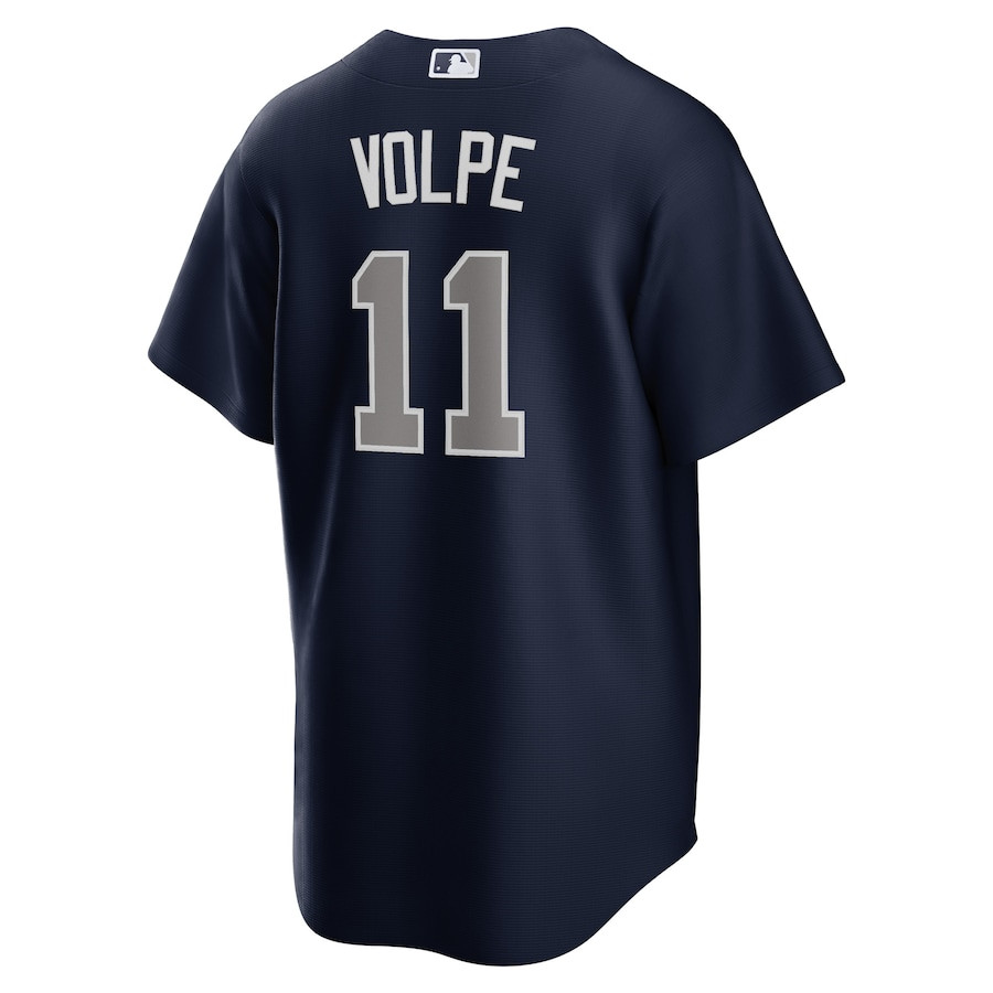 Anthony Volpe 11 New York Yankees Alternate Navy MLB Jersey Men's