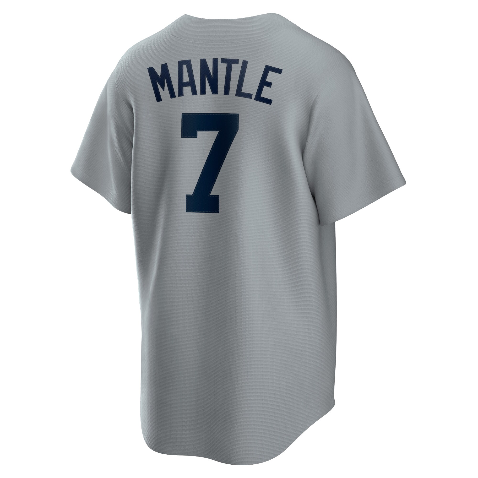 New York Yankees Mickey Mantle Gray Road Cooperstown Collection Player MLB Jersey Men's