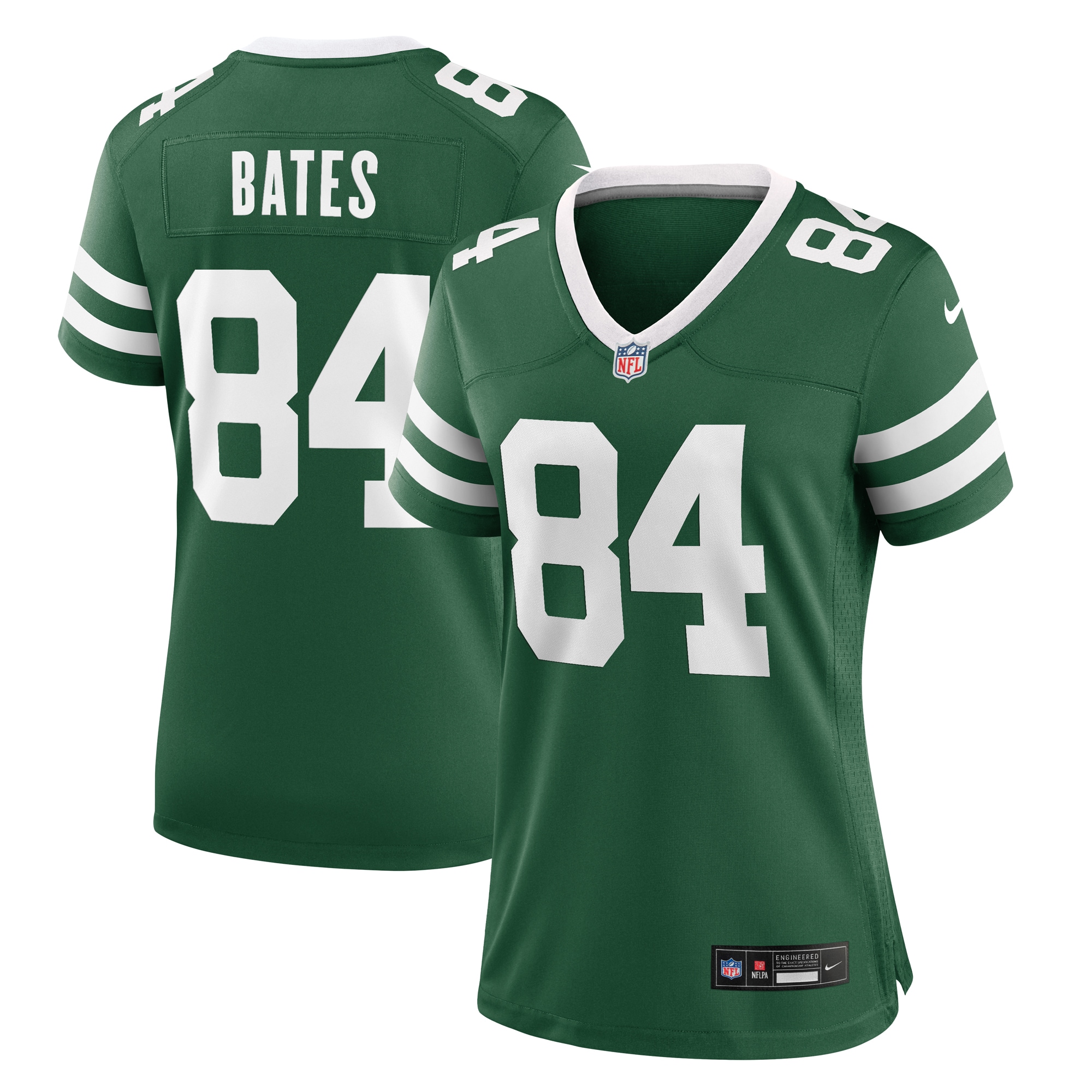New York Jets Brenden Bates Legacy Green Team Game NFL Jersey Women's