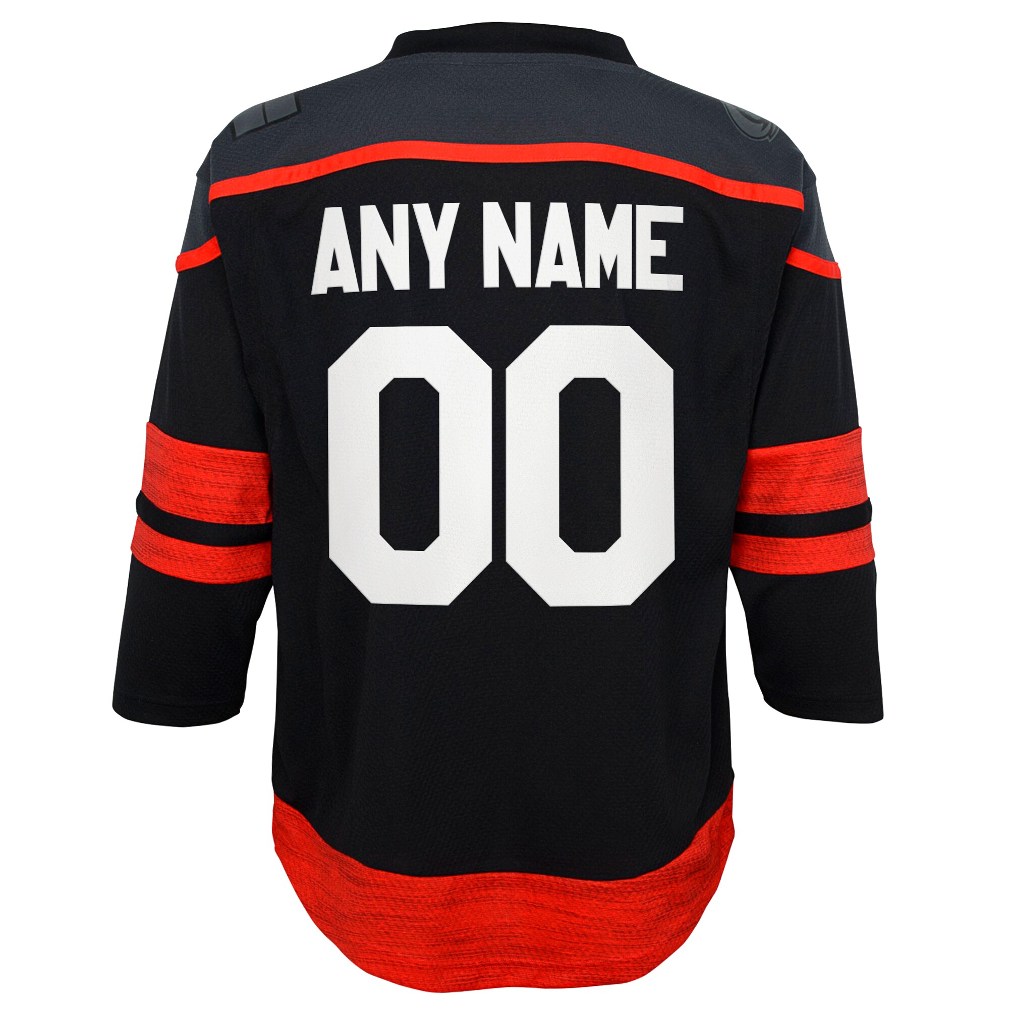 Carolina Hurricanes Black Home Custom NHL Jersey Youth