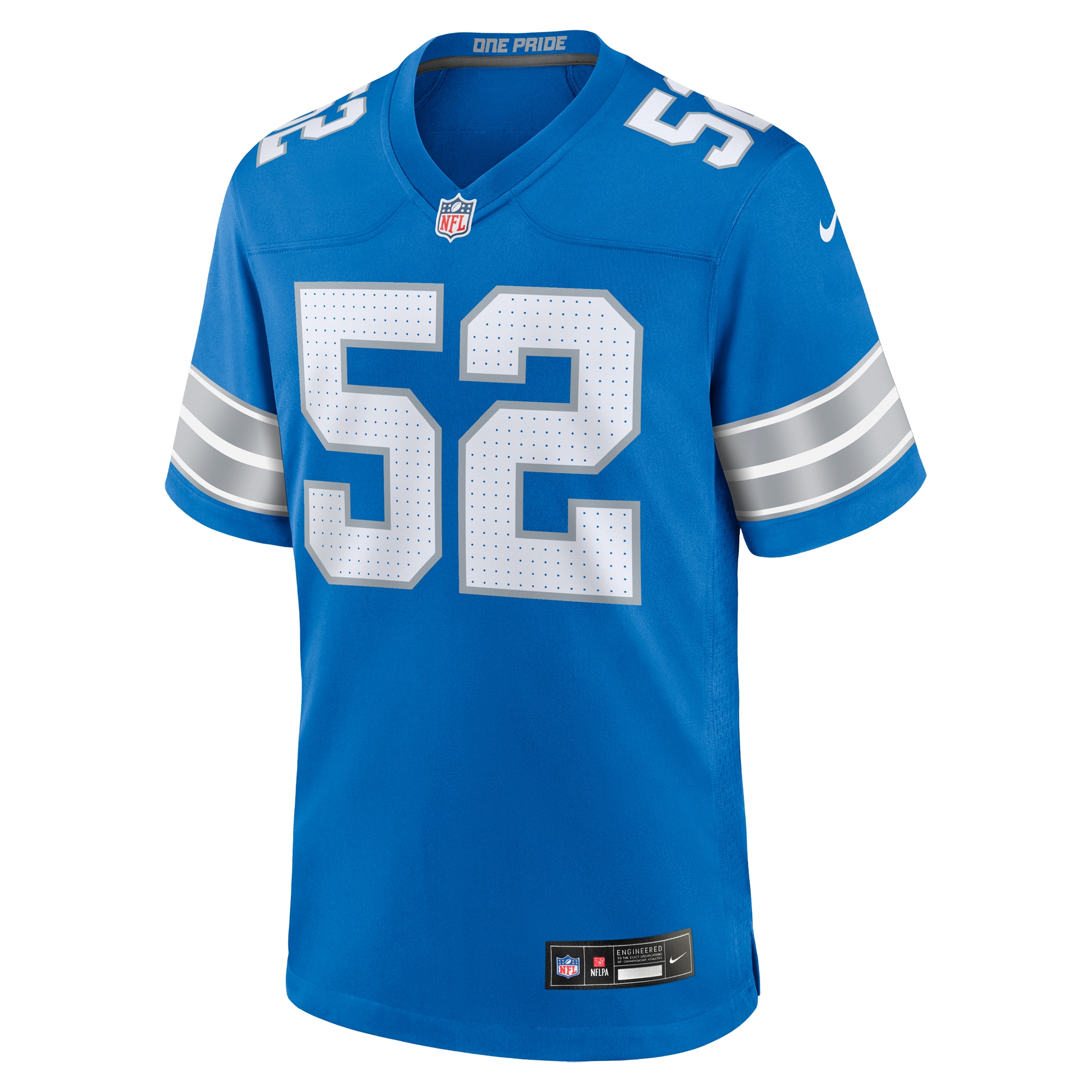 Detroit Lions Netane Muti Blue Game NFL Jersey Men's