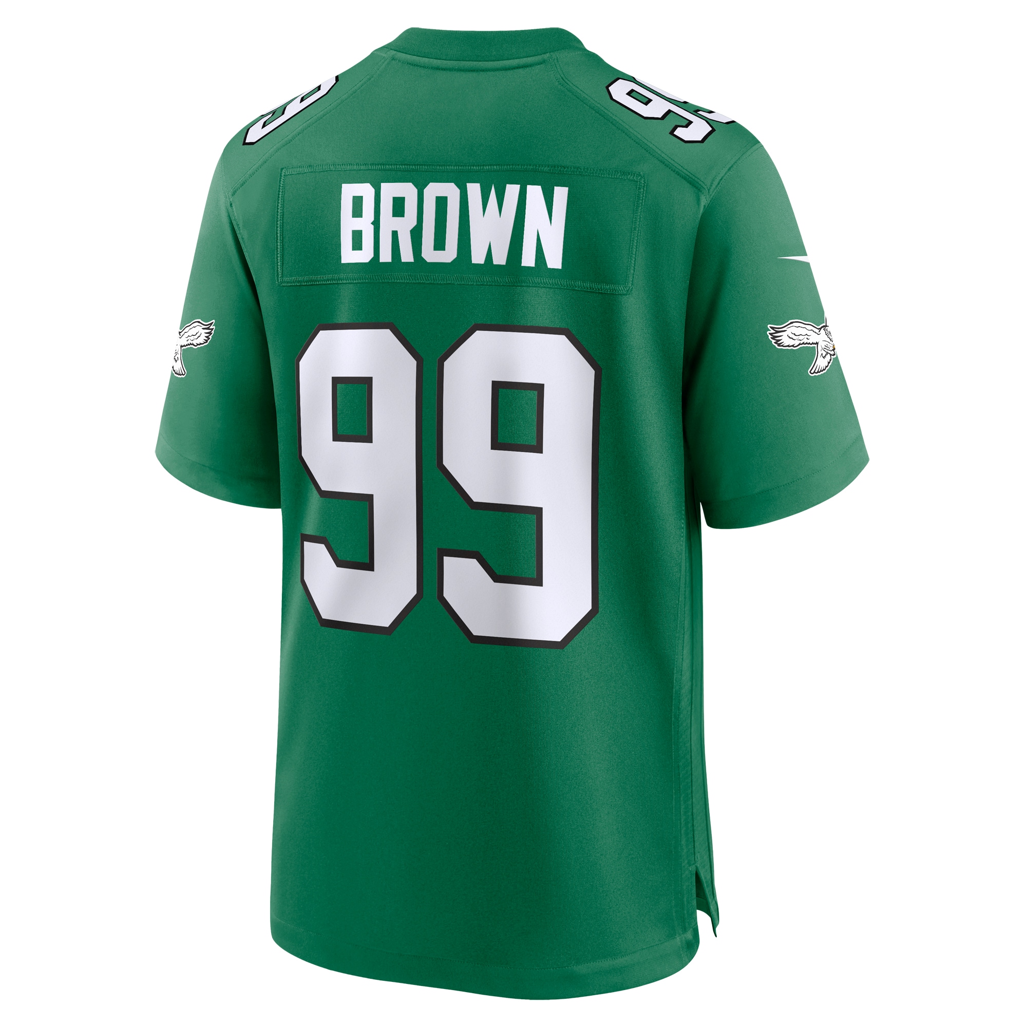 Philadelphia Eagles Jerome Brown Kelly Green Alternate Game NFL Jersey Men's