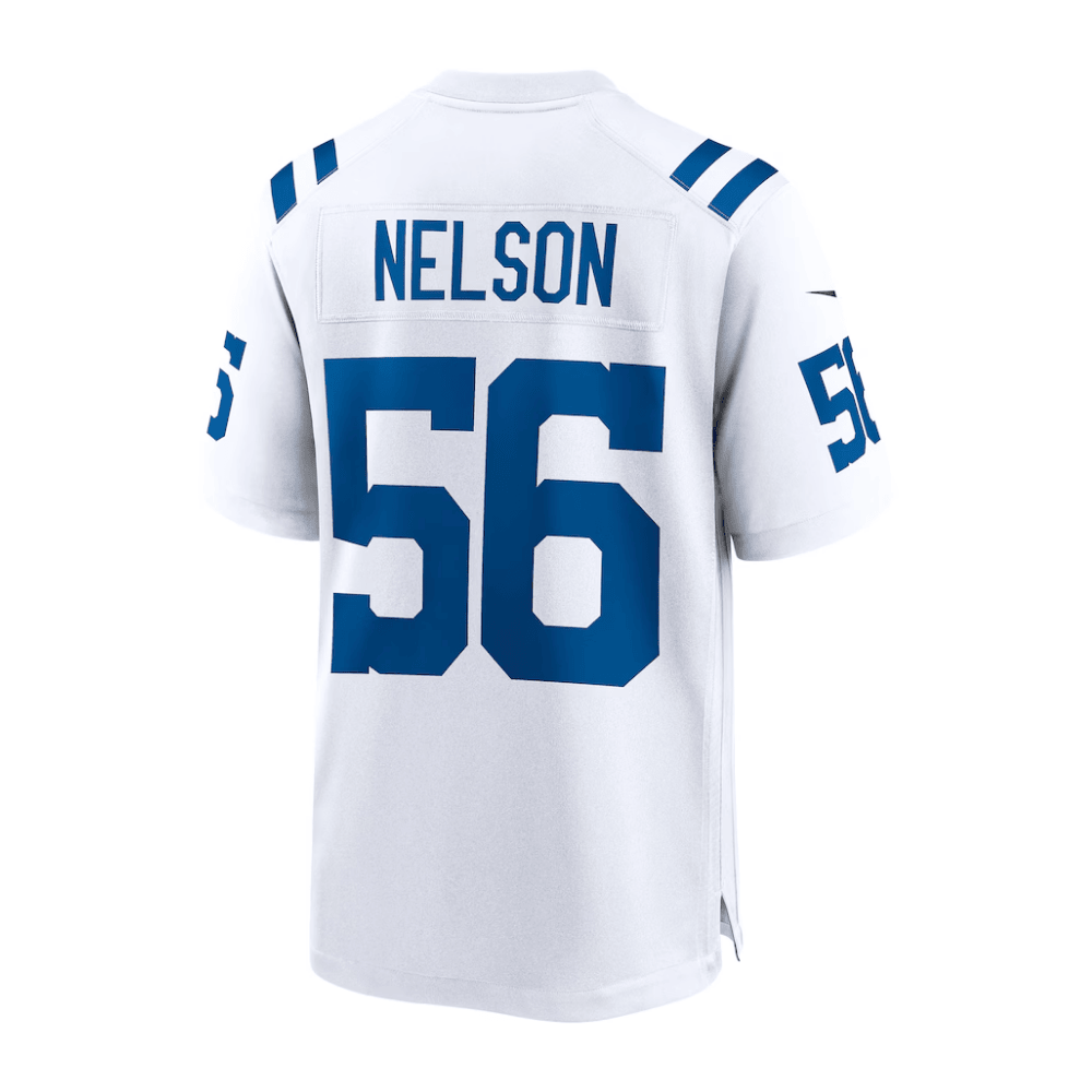 Quenton Nelson 56 Indianapolis Colts 2025 Pro Bowl Patch Game White NFL Jersey Men's