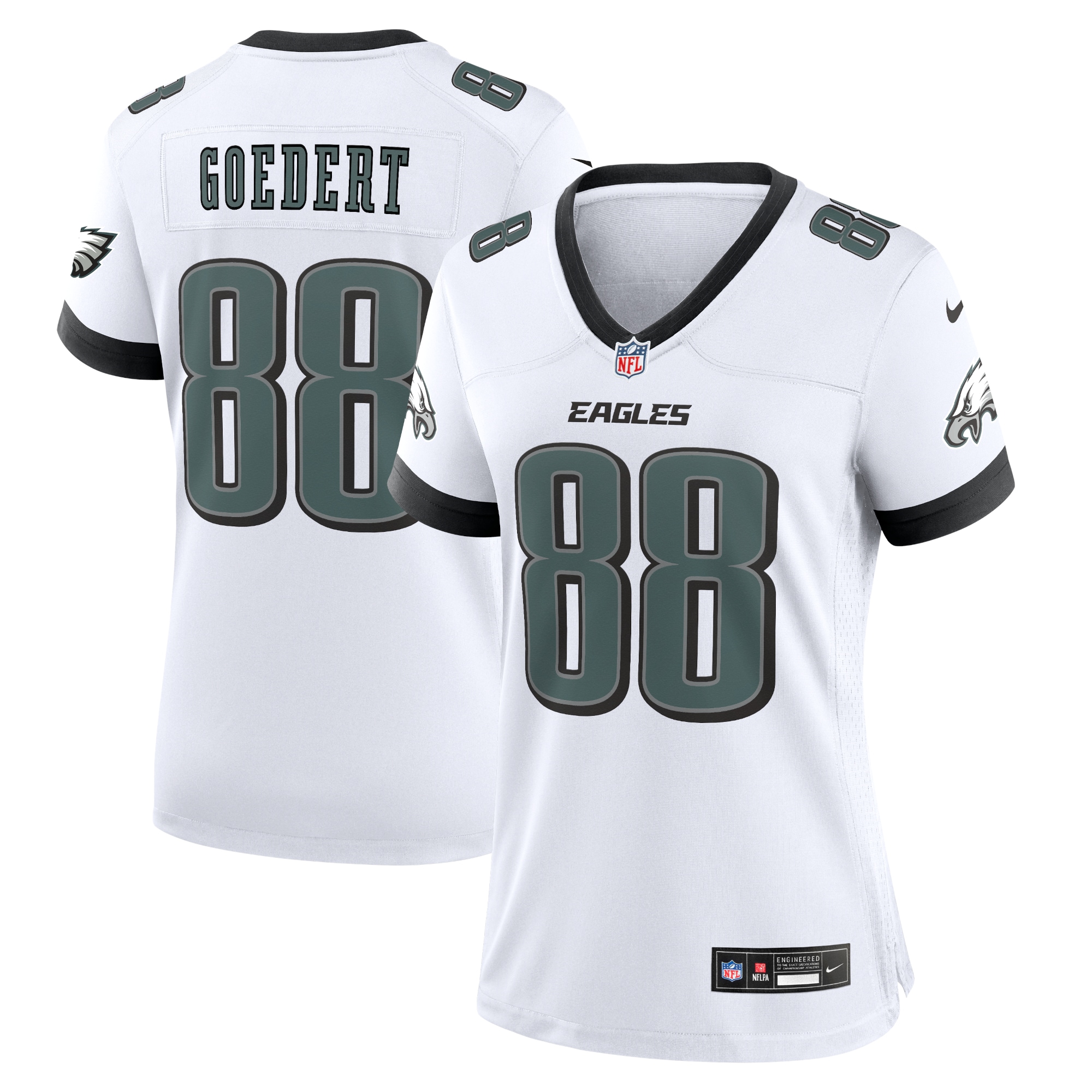 Philadelphia Eagles Dallas Goedert White White Game NFL Jersey Men's