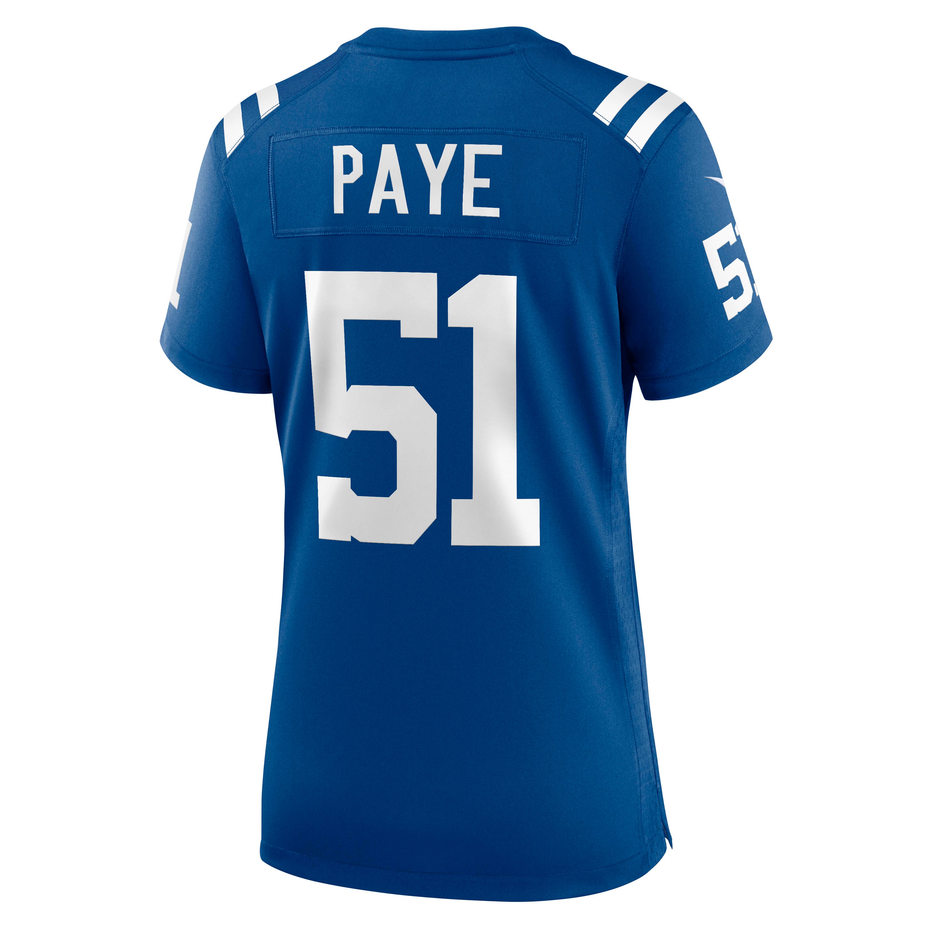 Indianapolis Colts Kwity Paye Royal Game NFL Jersey Women's
