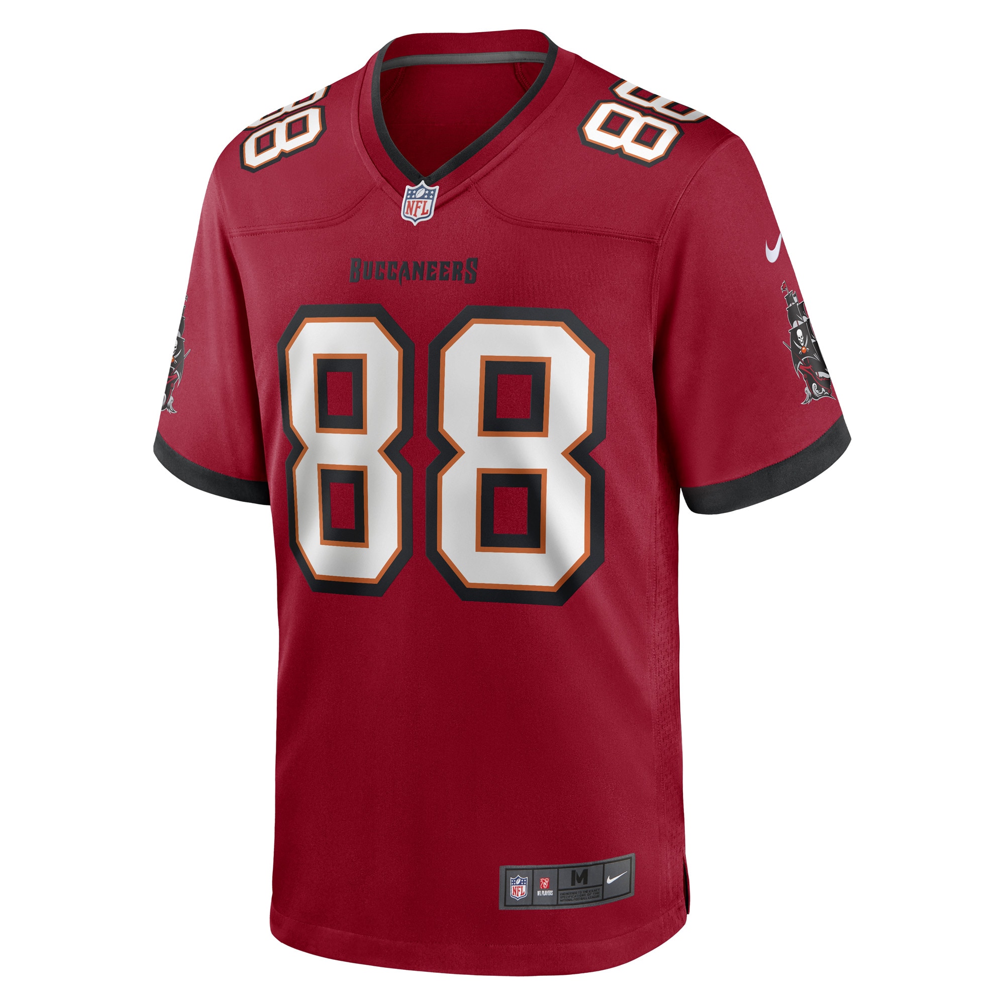 Tampa Bay Buccaneers Cade Otton Red Game Player NFL Jersey Men's