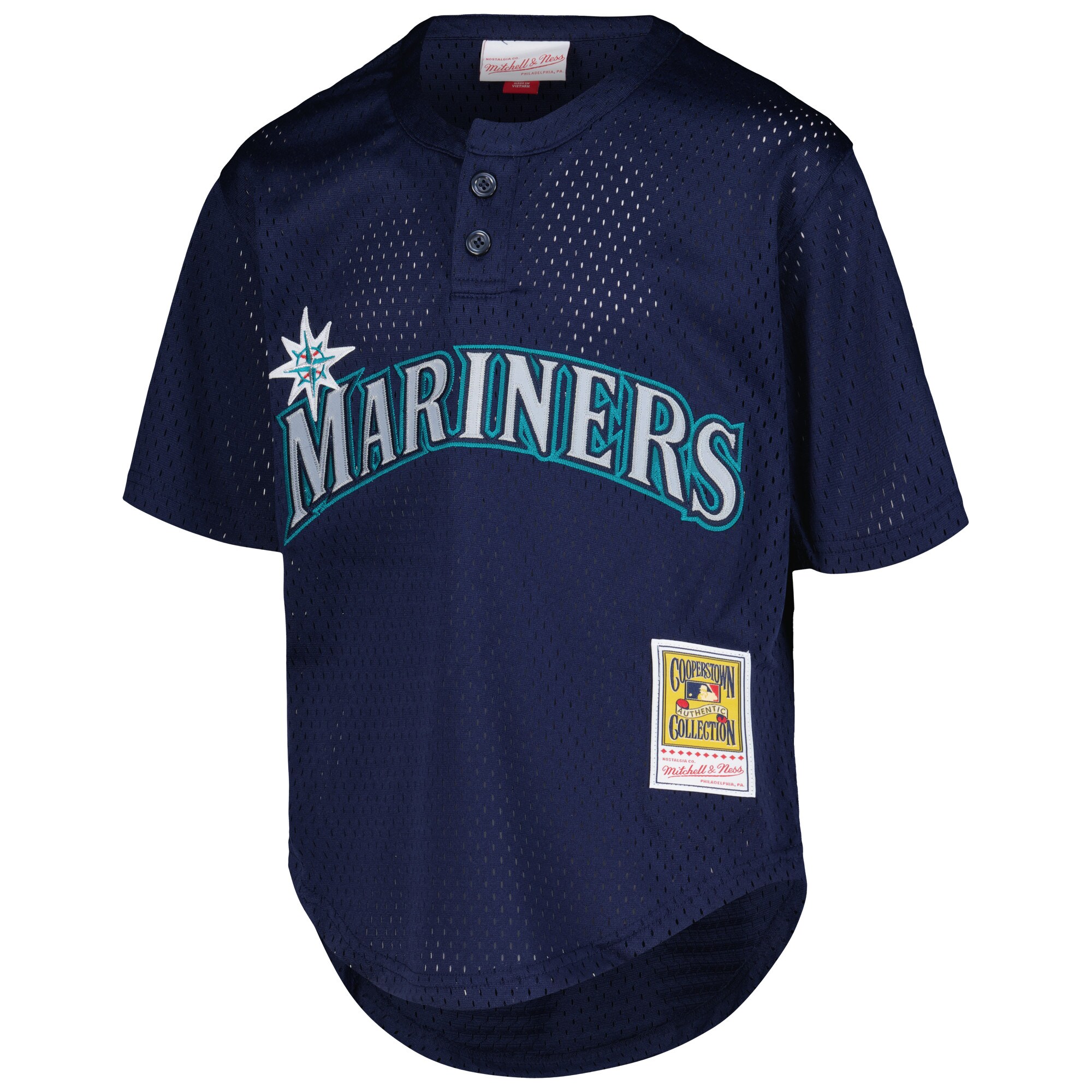 Seattle Mariners Ken Griffey Jr. Mitchell Ness Navy Cooperstown Collection Mesh Batting Practice MLB Jersey Youth