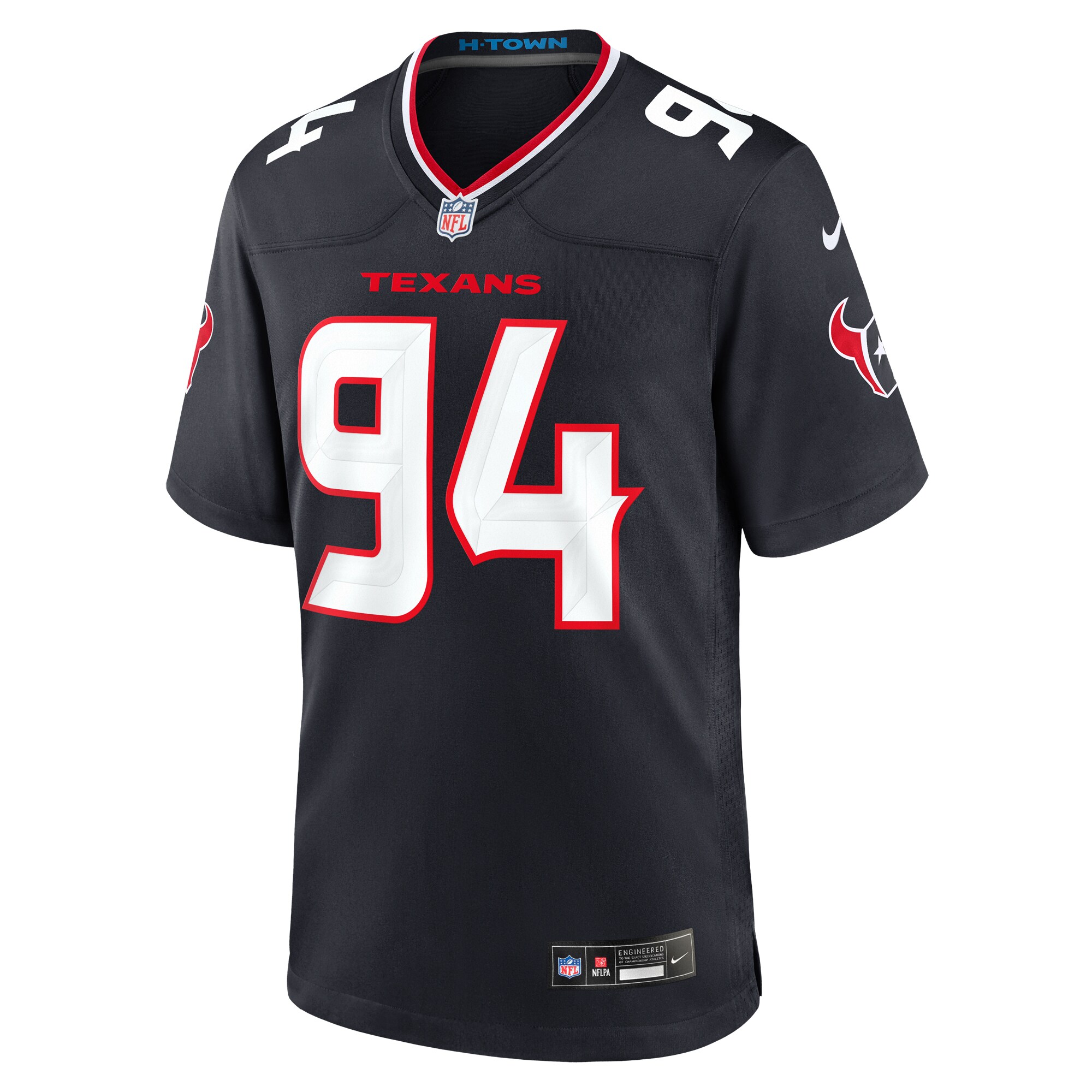 Houston Texans Khalil Davis Navy Team Game NFL Jersey Men's