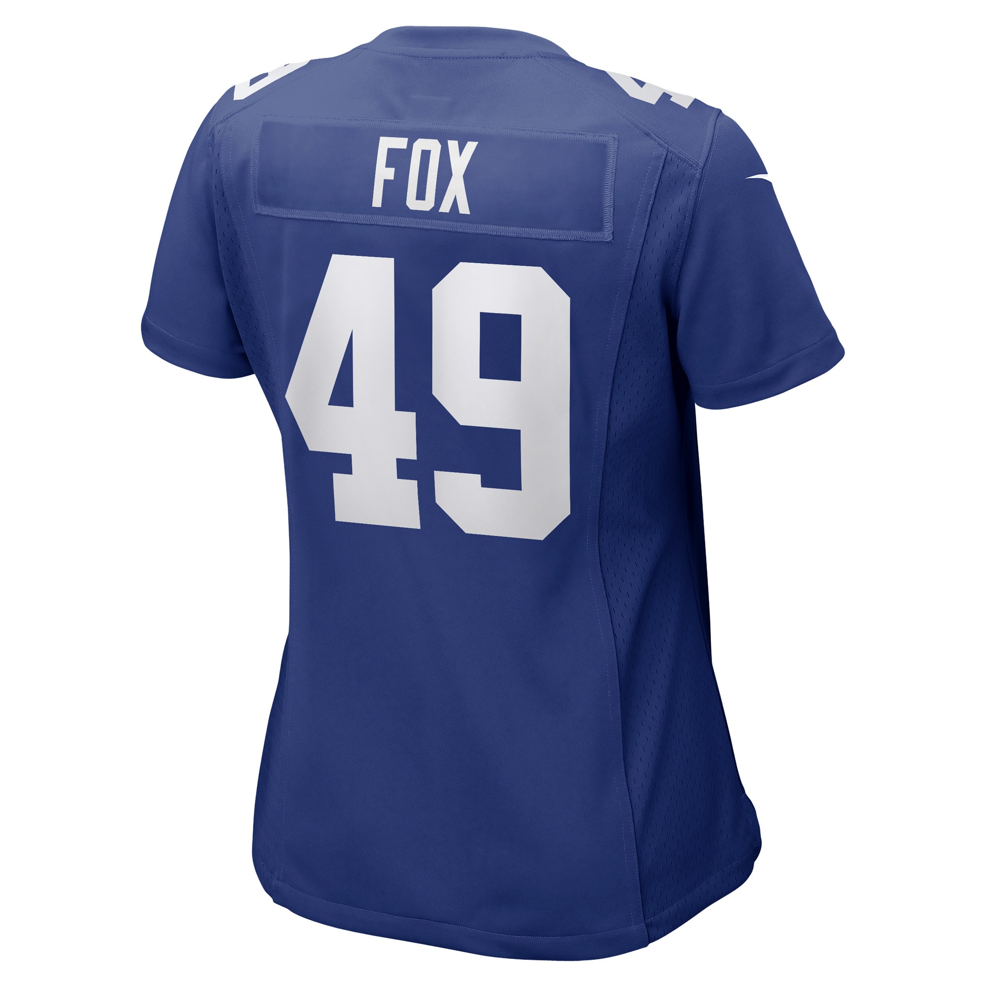 New York Giants Tomon Fox Royal Game Player NFL Jersey Women's