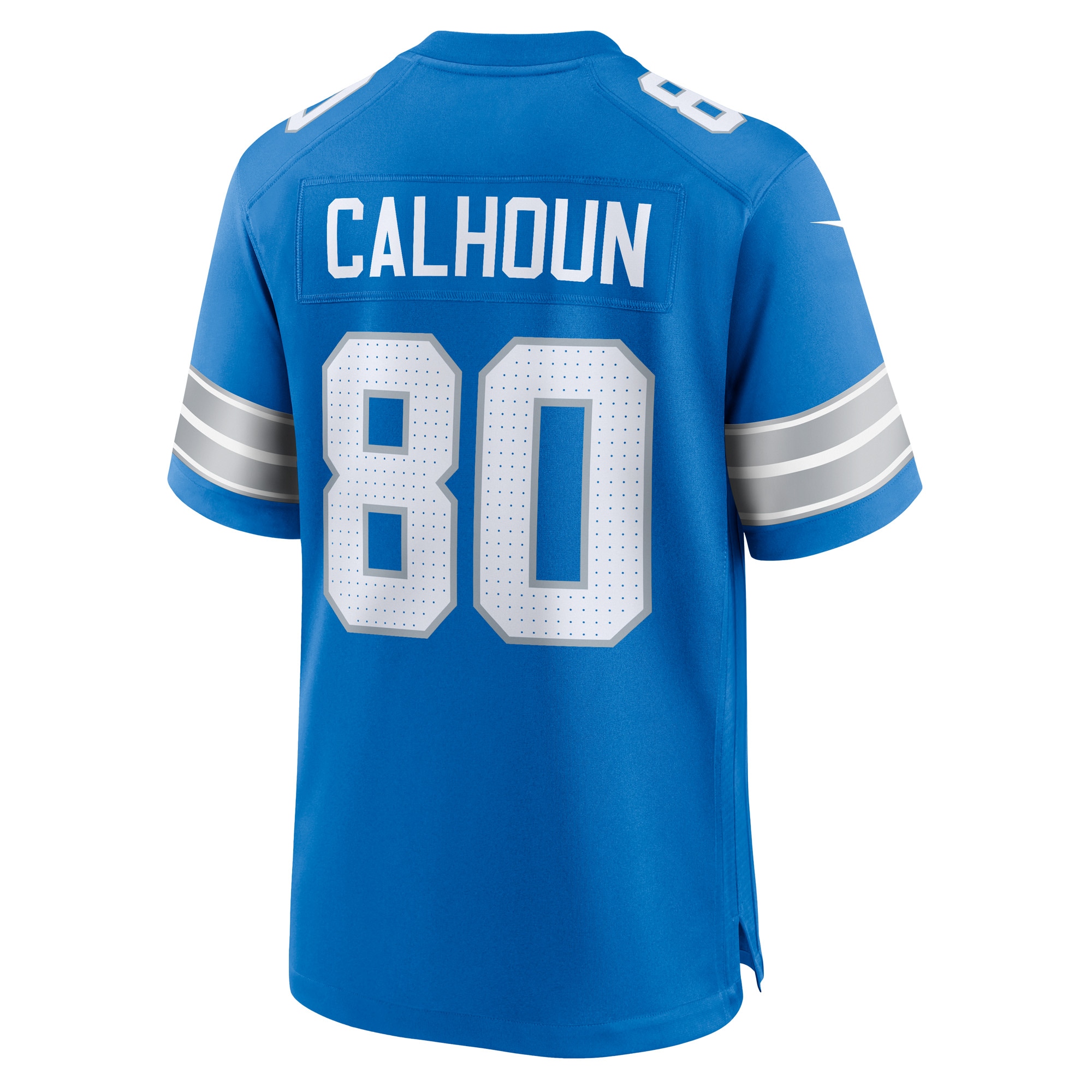Detroit Lions Jalon Calhoun Blue Game NFL Jersey Men's