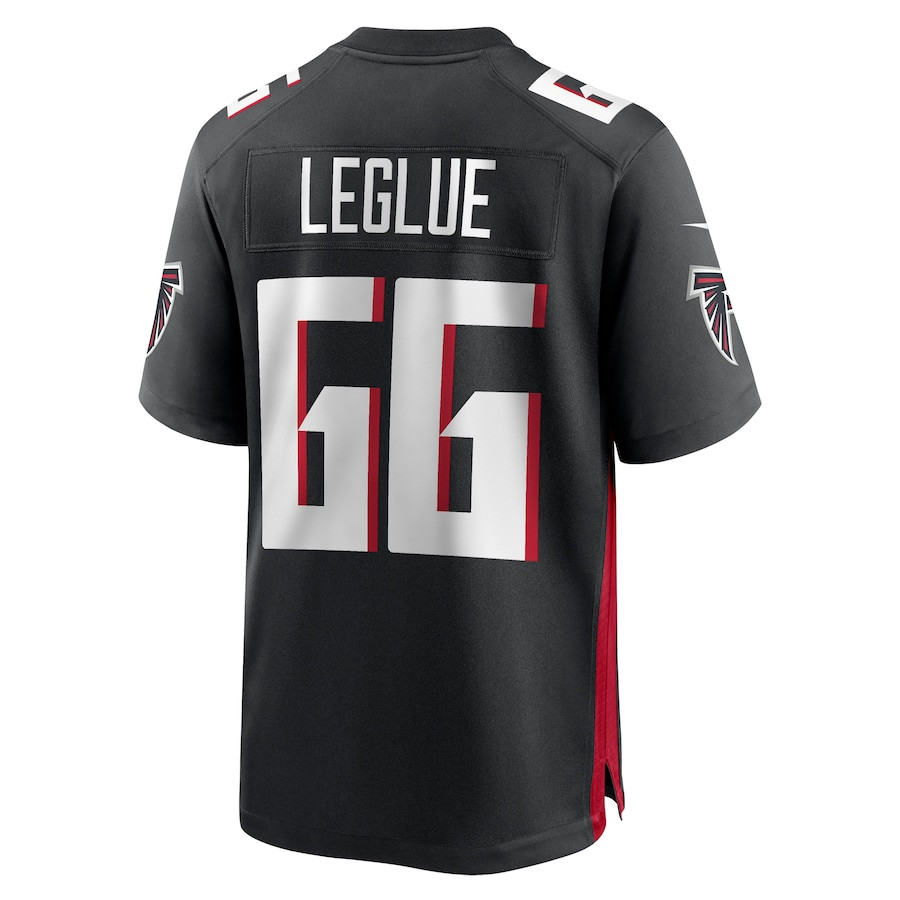 John Leglue 66 Atlanta Falcons Game Black NFL Jersey Men's