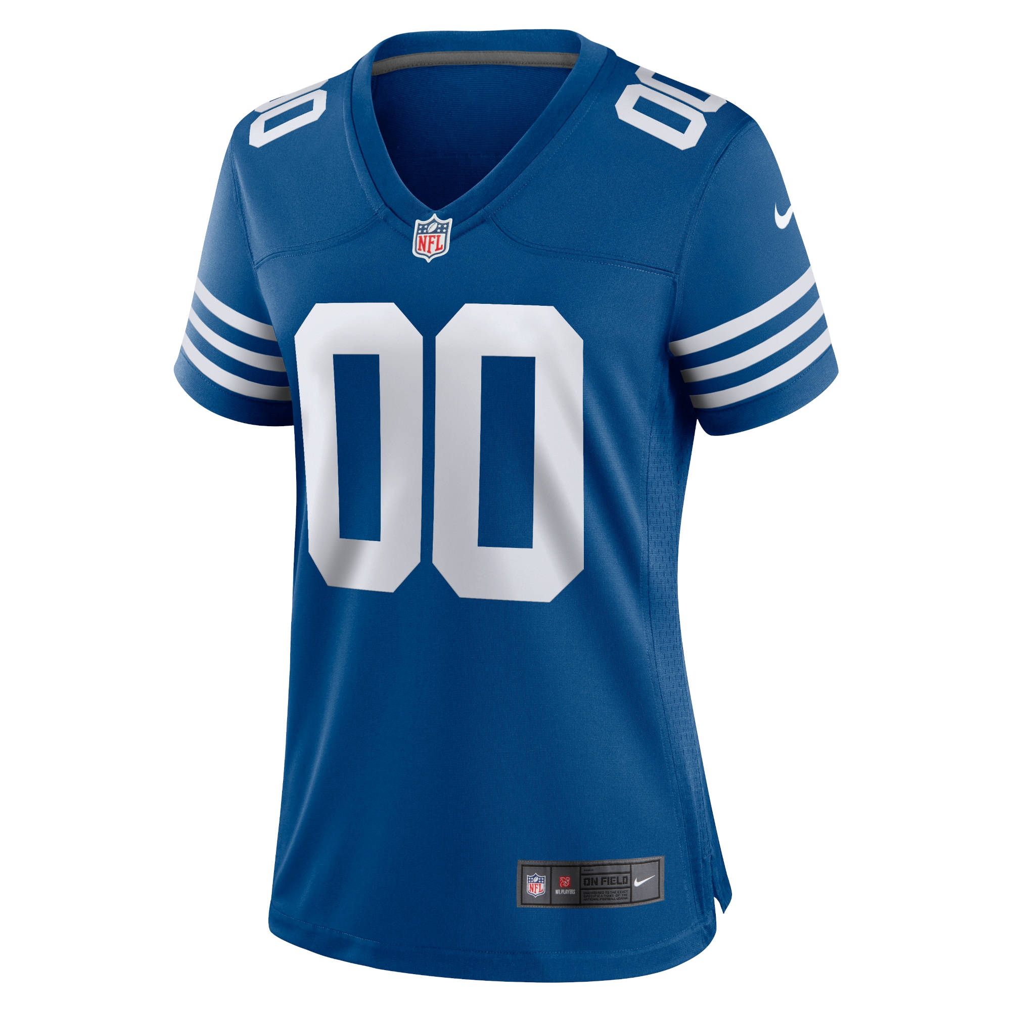 Indianapolis Colts Royal Alternate Custom NFL Jersey Women's