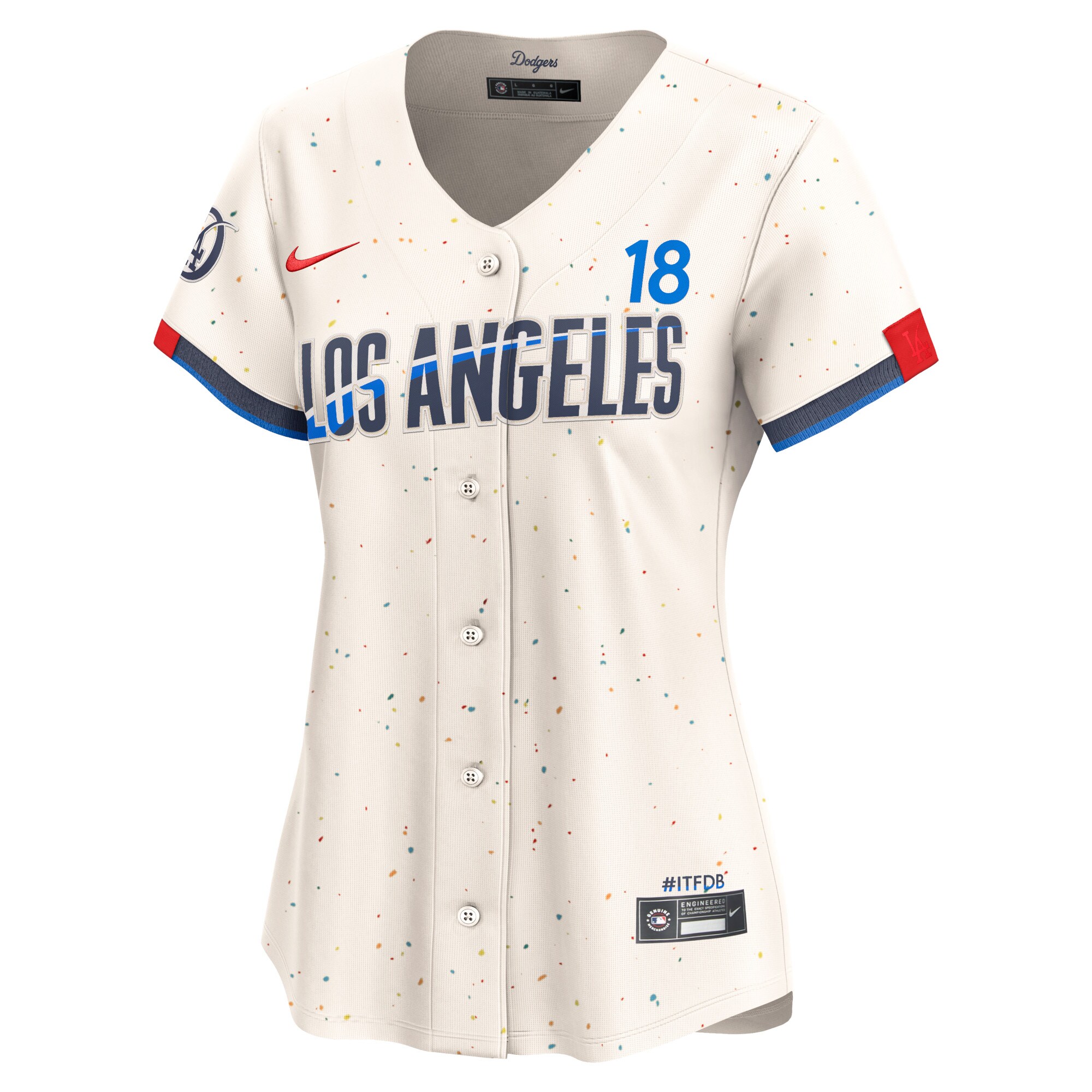 Los Angeles Dodgers Yoshinobu Yamamoto Cream 2024 City Connect Limited Player MLB Jersey Women's