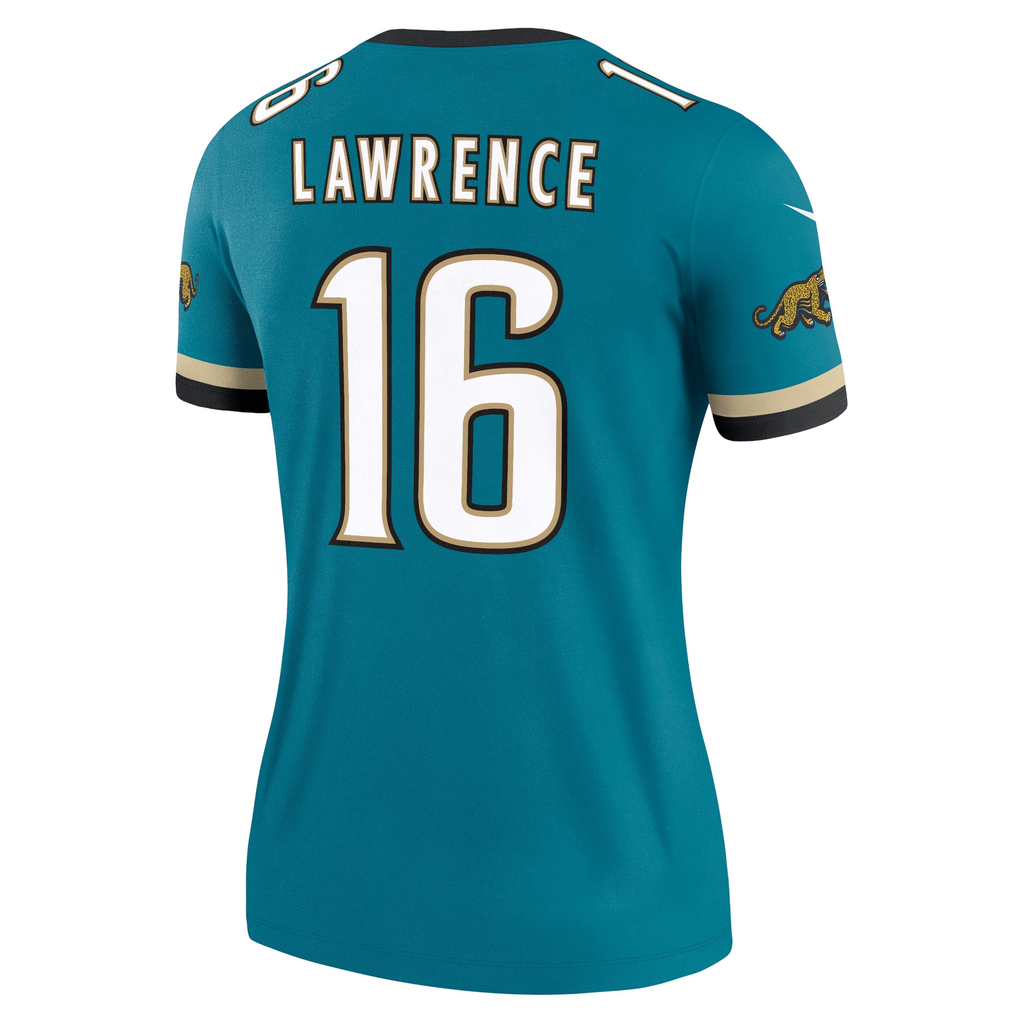 Jacksonville Jaguars Trevor Lawrence Prowler Throwback Teal Alternate Legend Player Performance Top NFL Jersey Women's