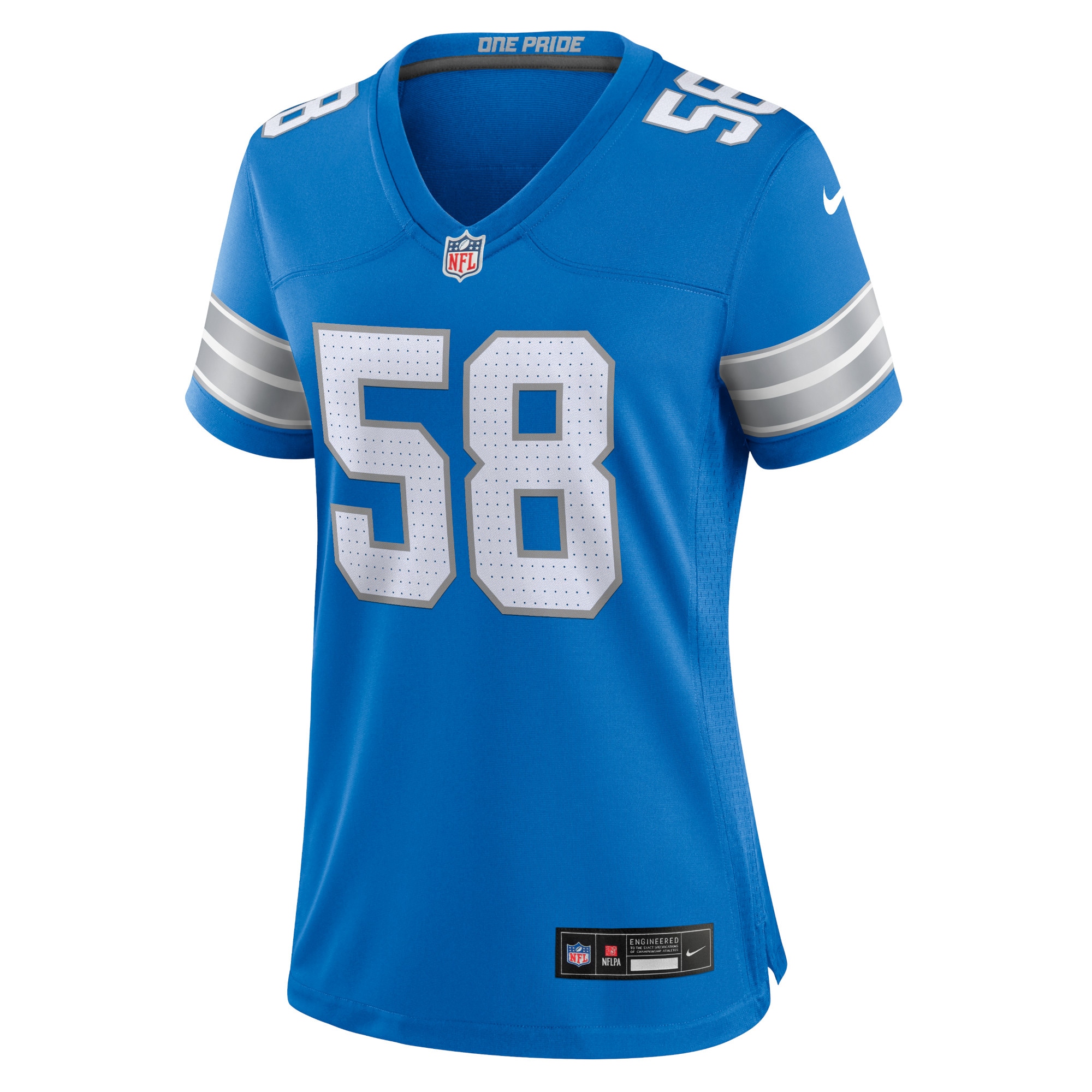 Detroit Lions Penei Sewell Blue Game NFL Jersey Women's