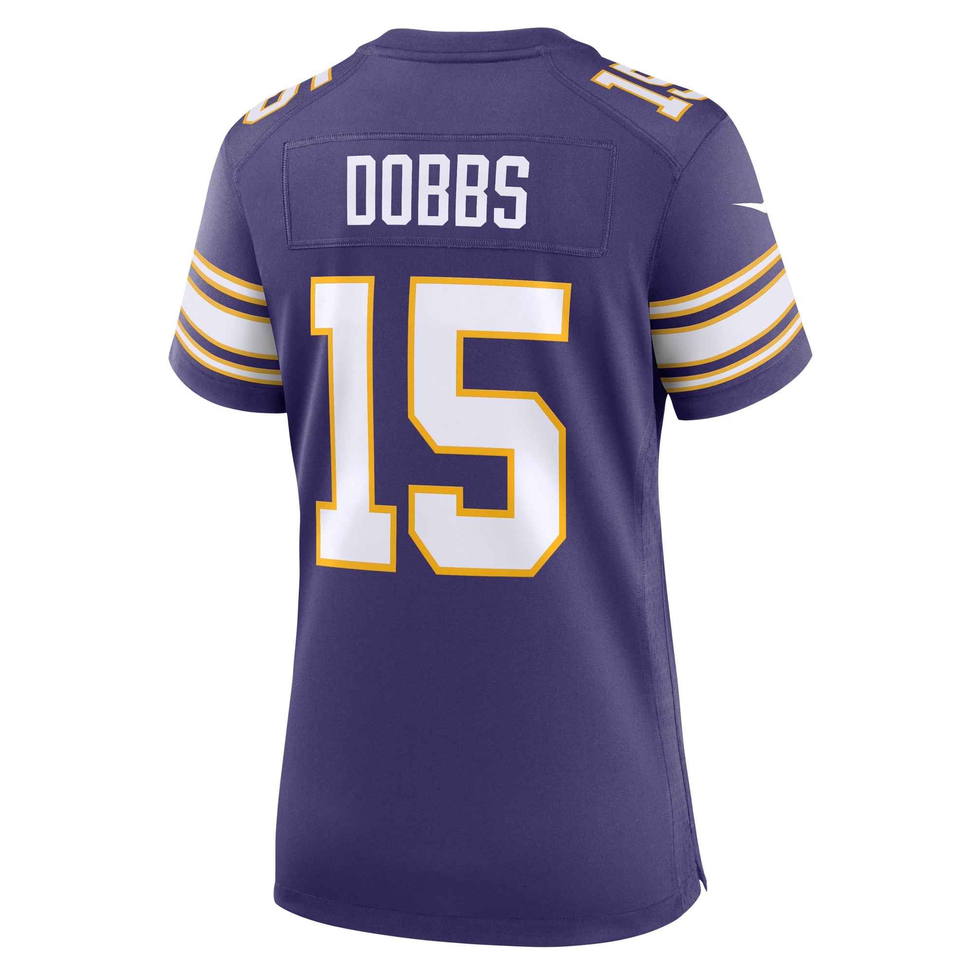 Minnesota Vikings Joshua Dobbs Purple Alternate Game NFL Jersey Women's