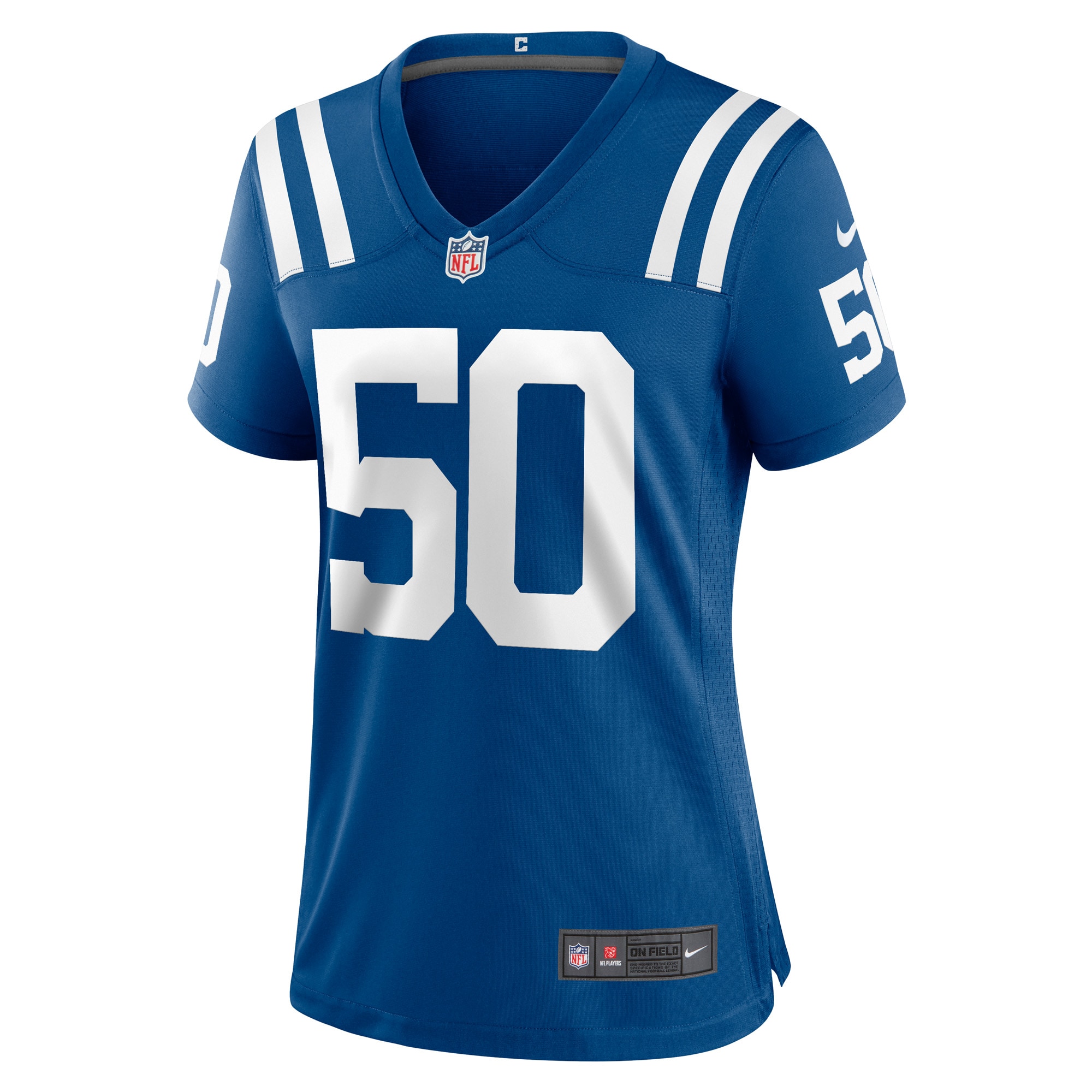 Indianapolis Colts Segun Olubi Royal Game Player NFL Jersey Women's