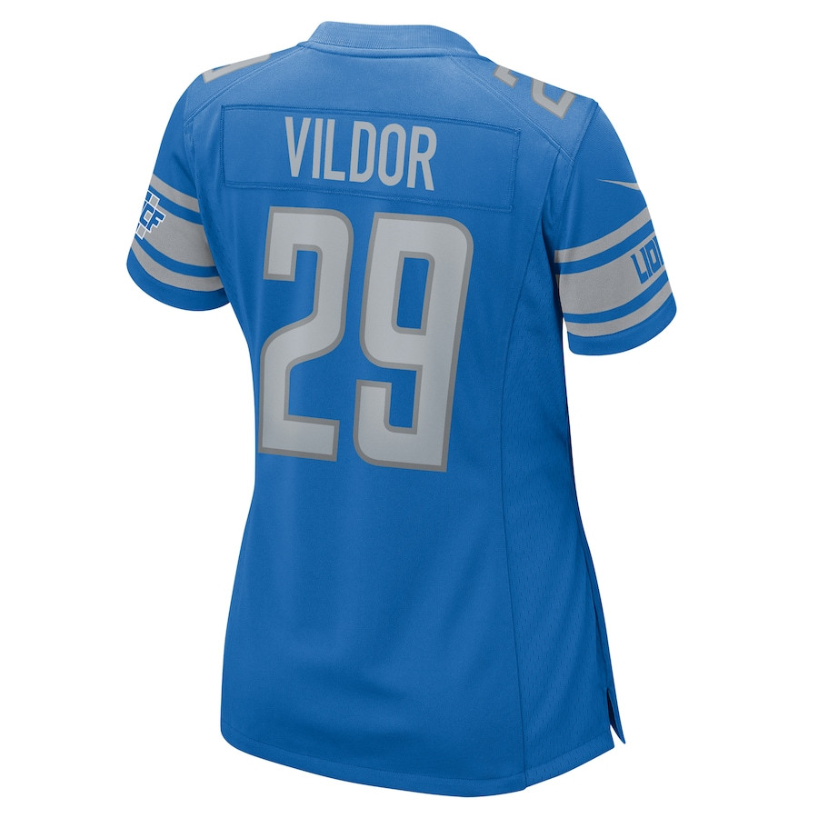 Kindle Vildor 29 Detroit Lions Game Blue NFL Jersey Women's