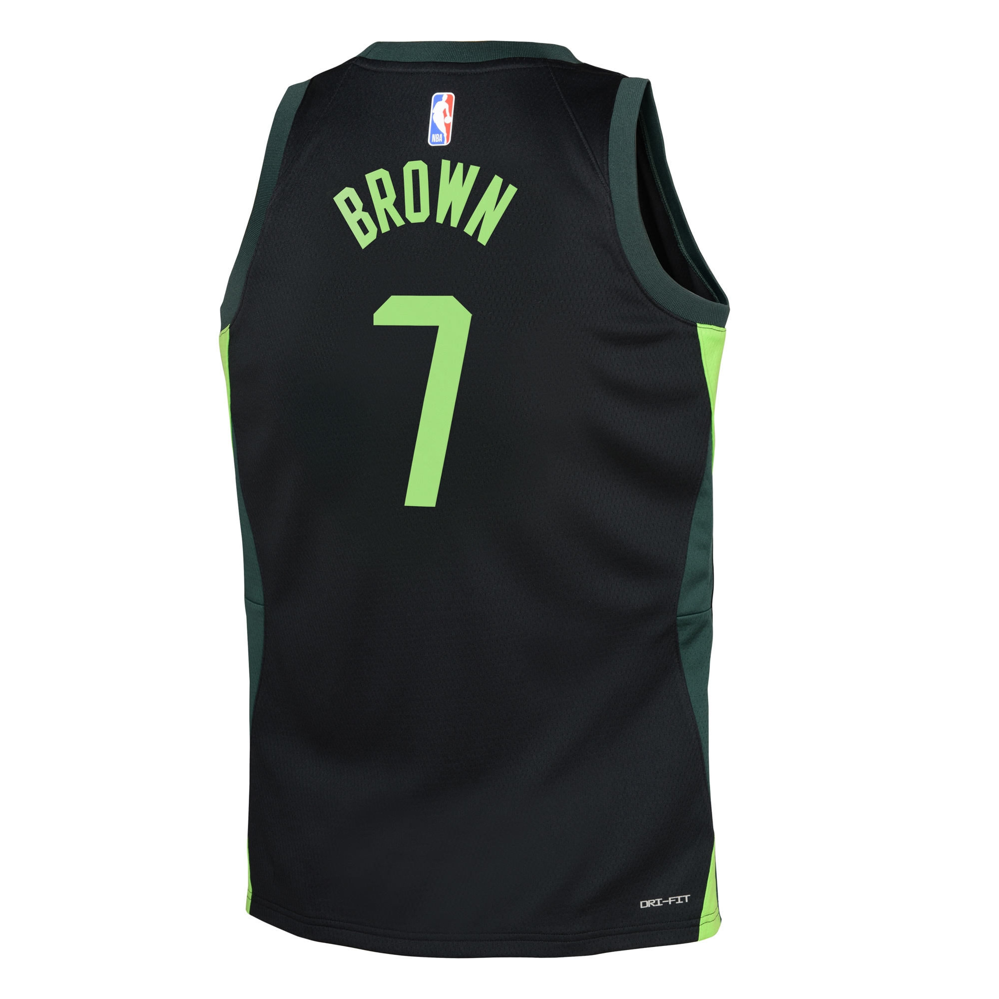 Boston Celtics City Edition Swingman 2024 Black Jaylen Brow NBA Jersey Youth